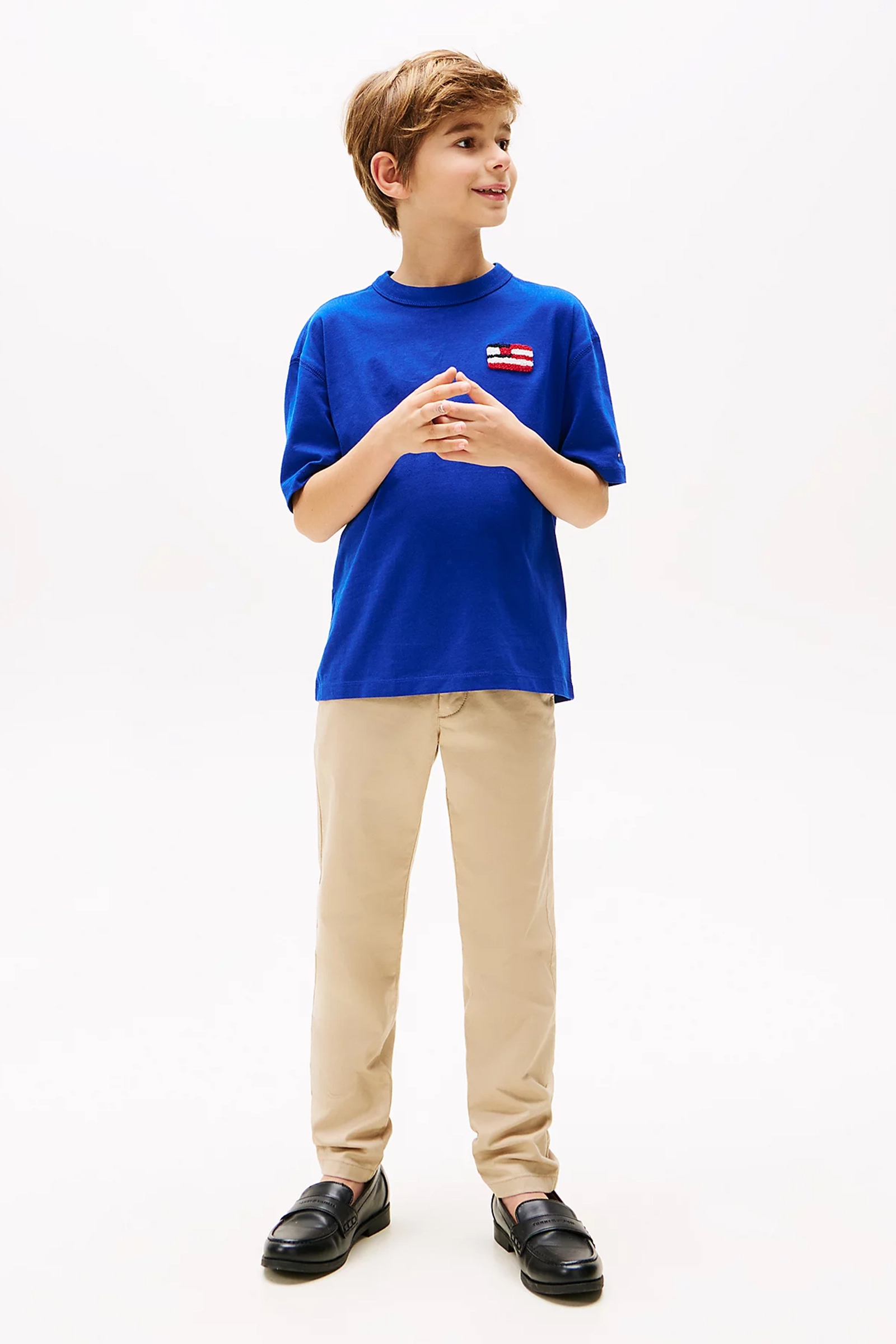 Jongens t-shirt korte mouw blauw