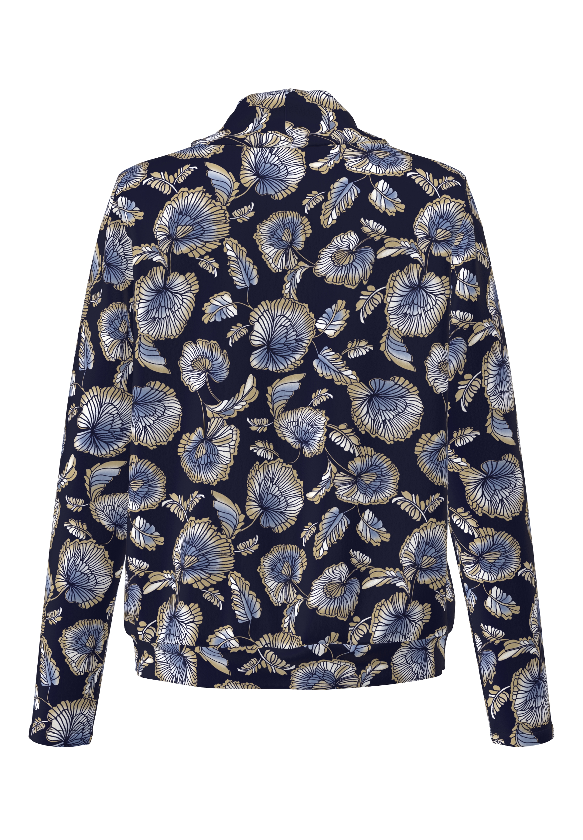 Dames t-shirt lange mouw bruin