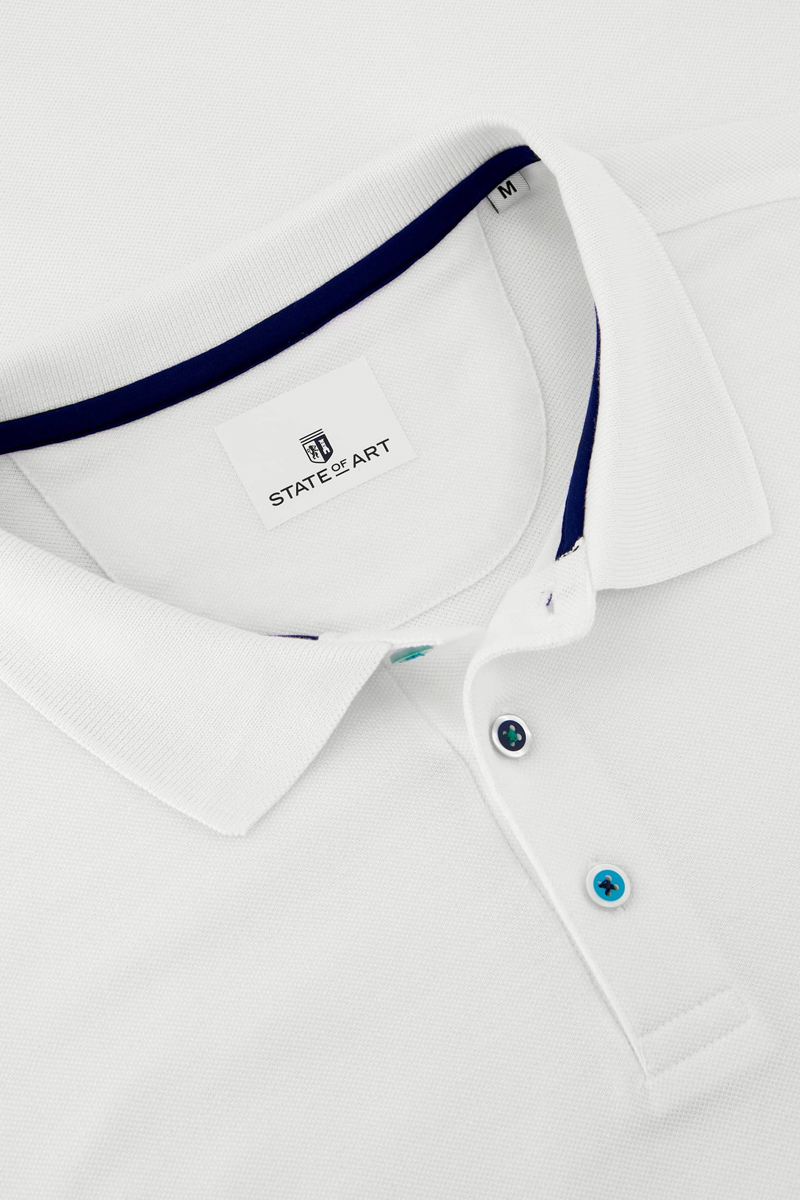 State of Art Poloshirt Piqu? SS P wit 2