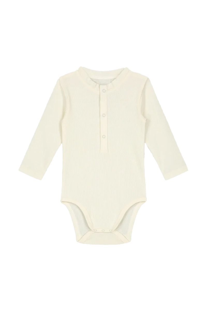 Baby romper lange mouw ecru