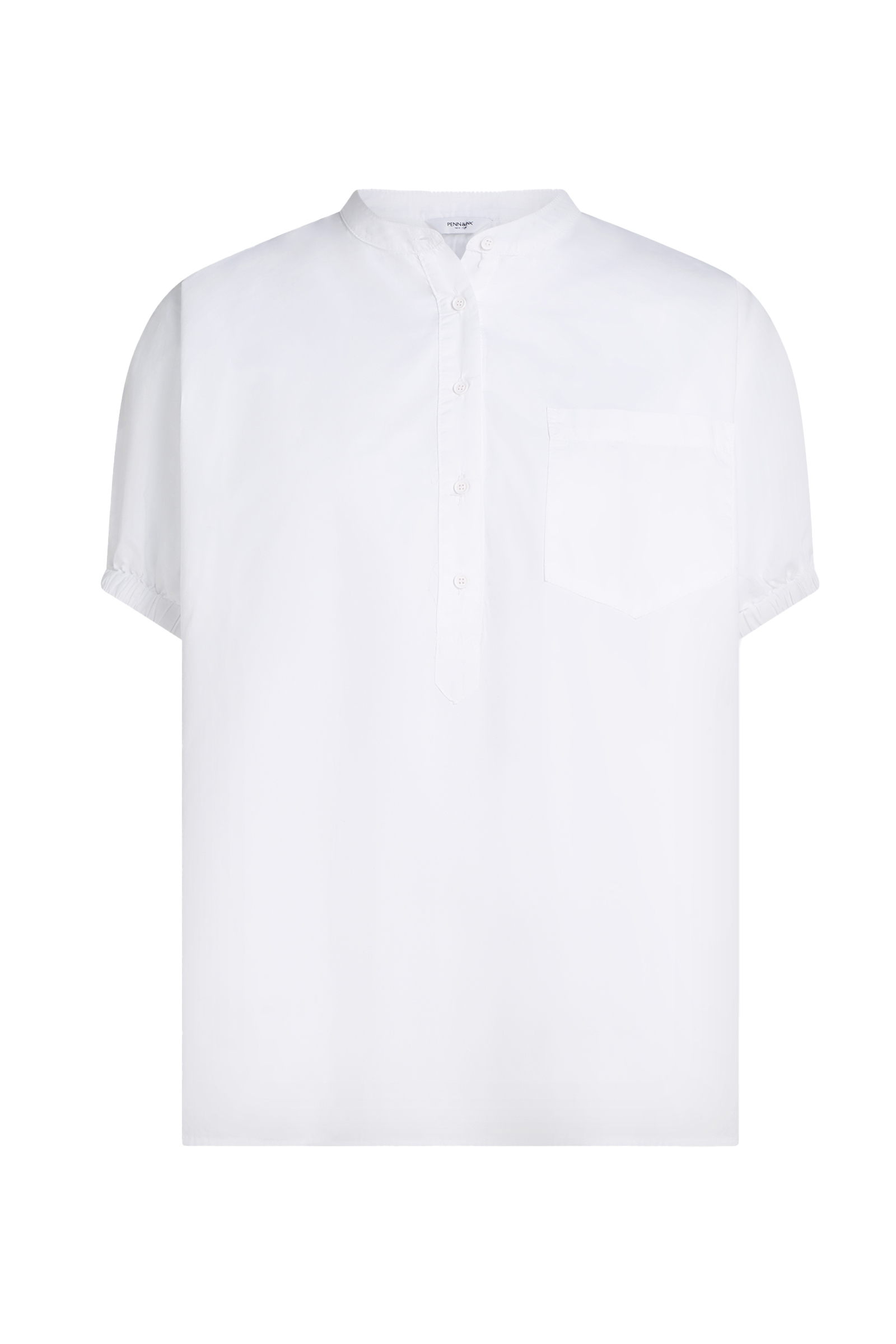Dames blouse korte mouw wit