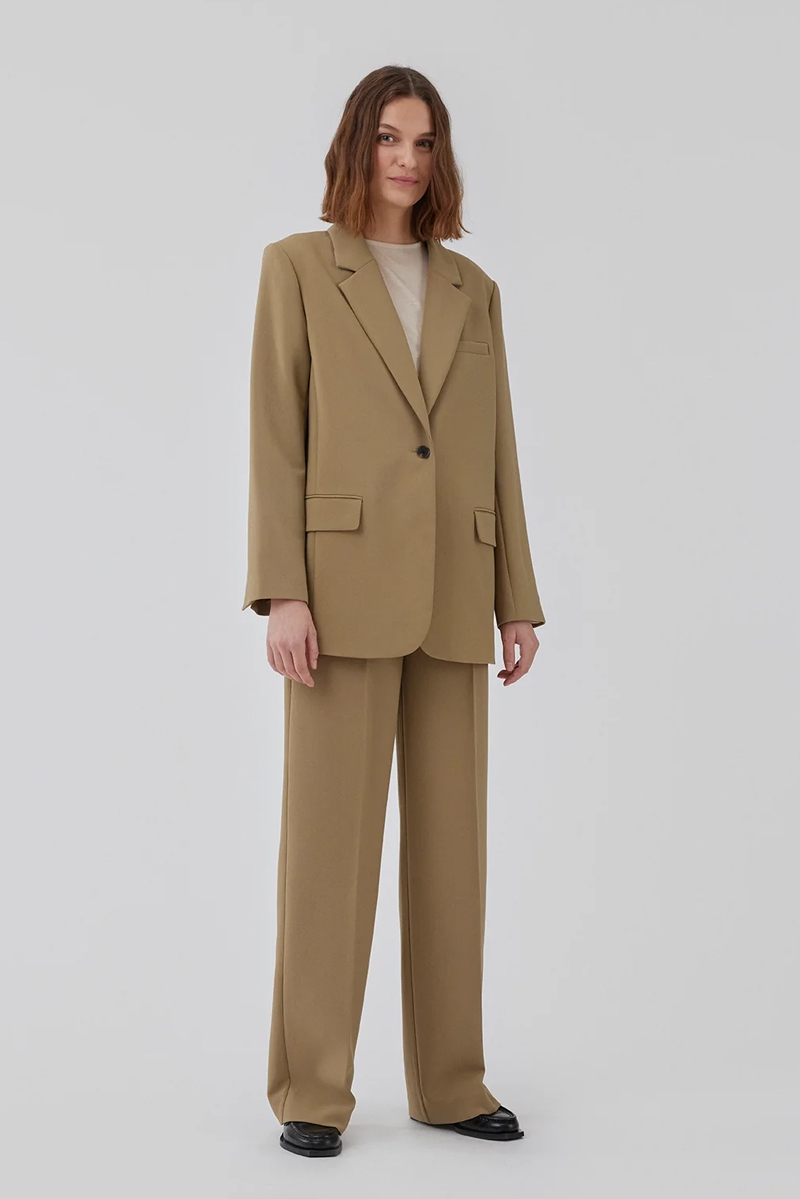 Dames broek bruin