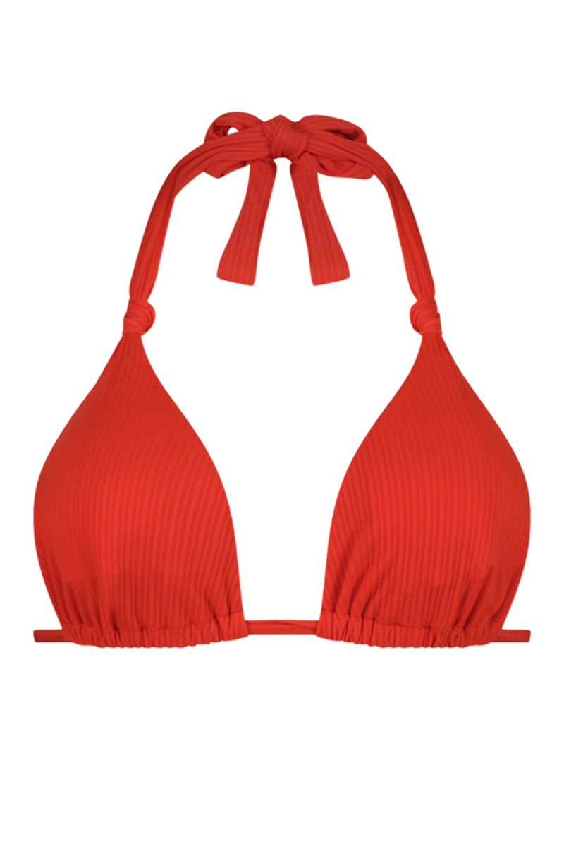 Bad/beach dames bikini top rood