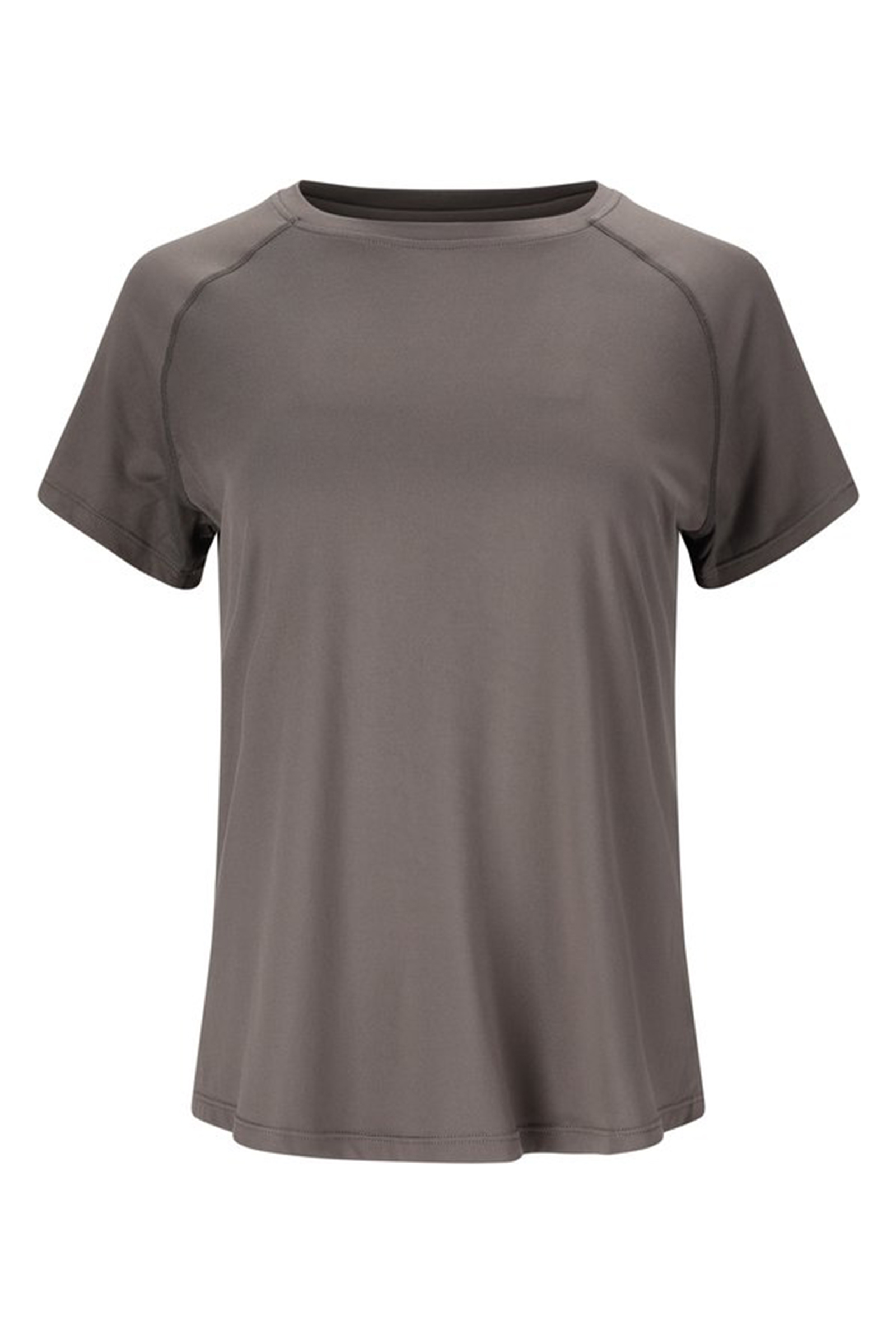 Fitness dames t-shirt km grijs