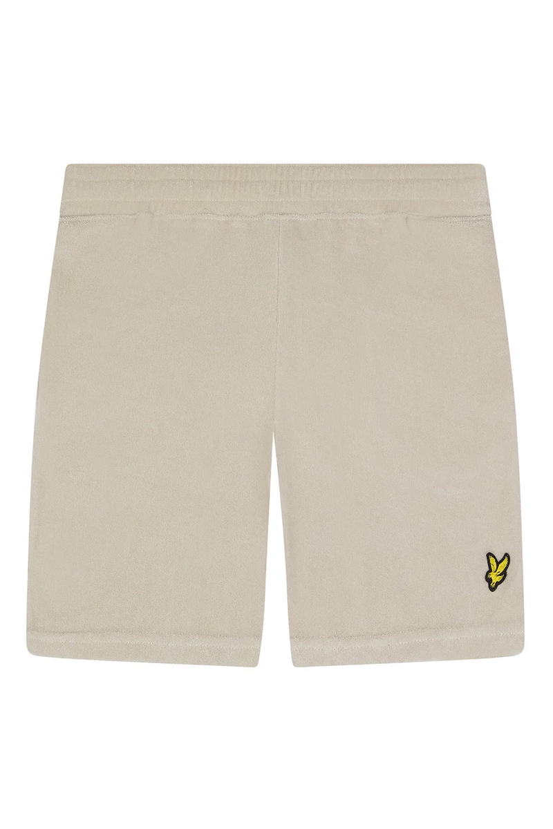 Lyle & Scott Towelling short bruin/beige-1 1