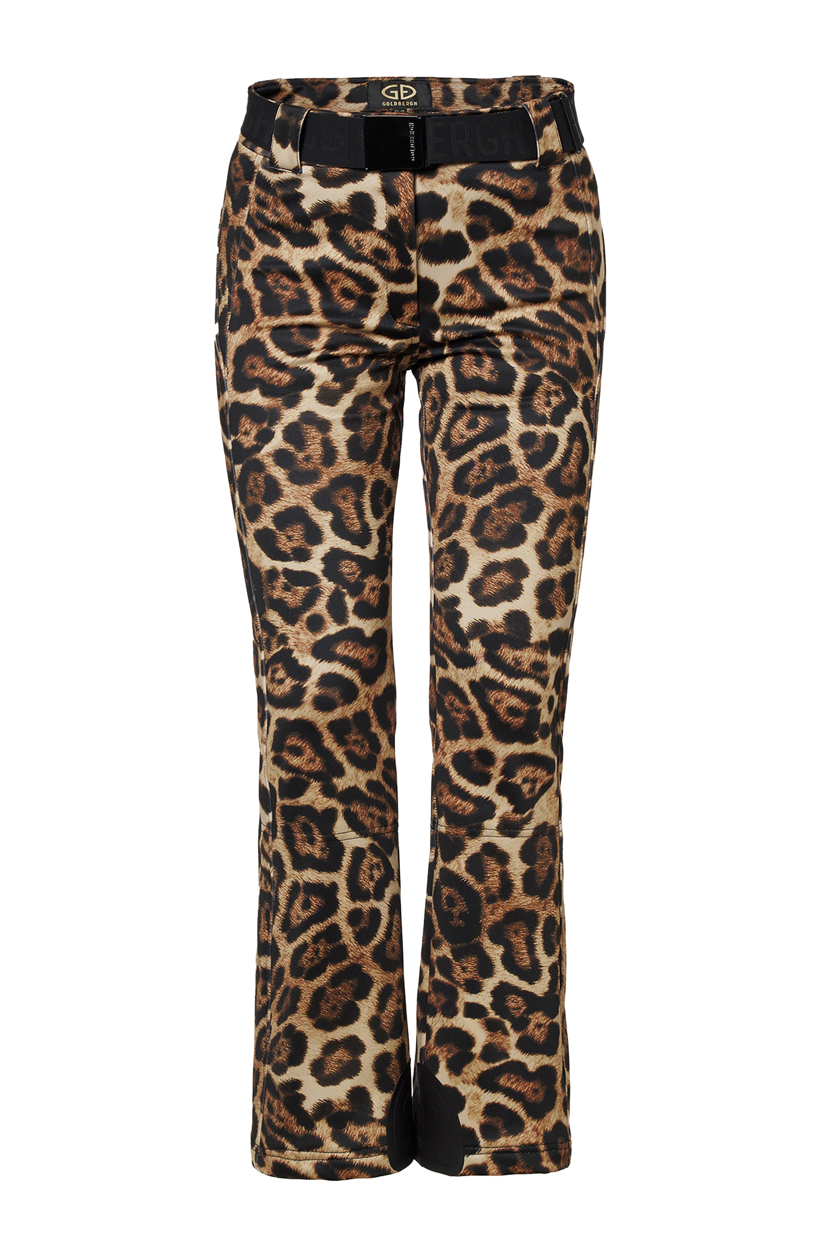 Wintersport dames strechbroek bruin