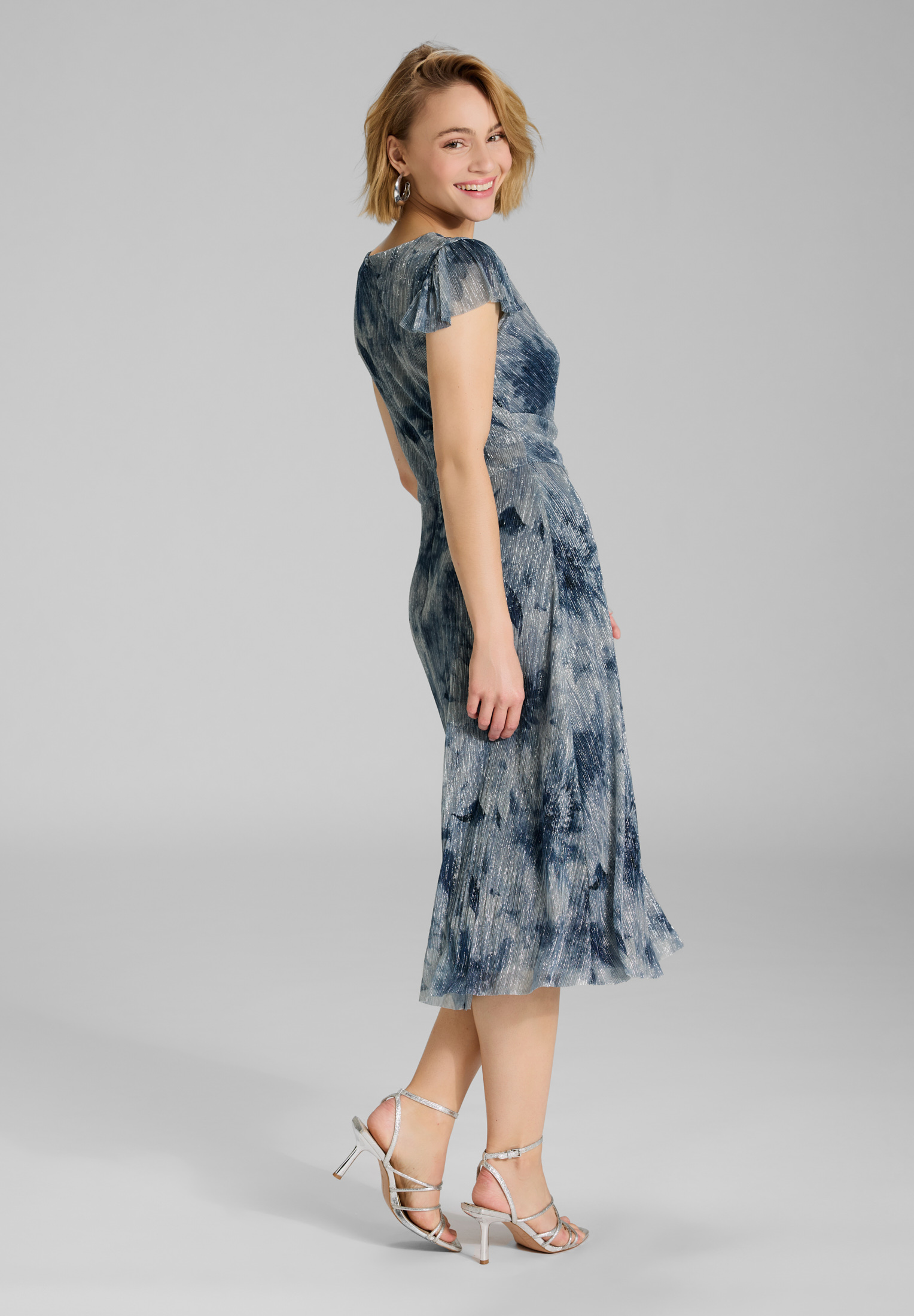 Dames jurk blauw