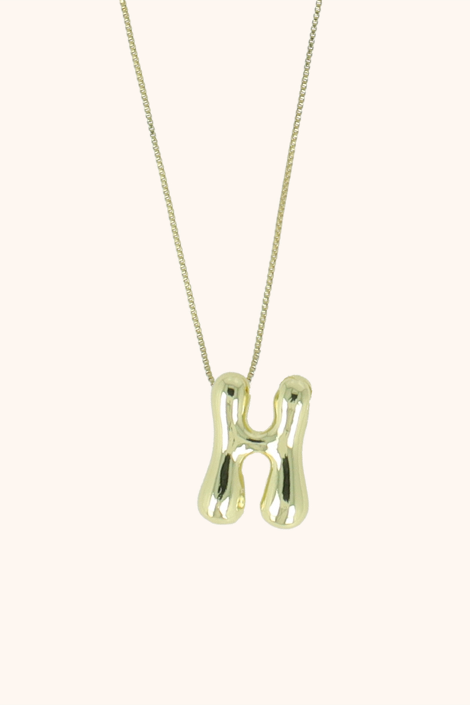 Lott Gioielli Cartoon Letter H Goud-1 2