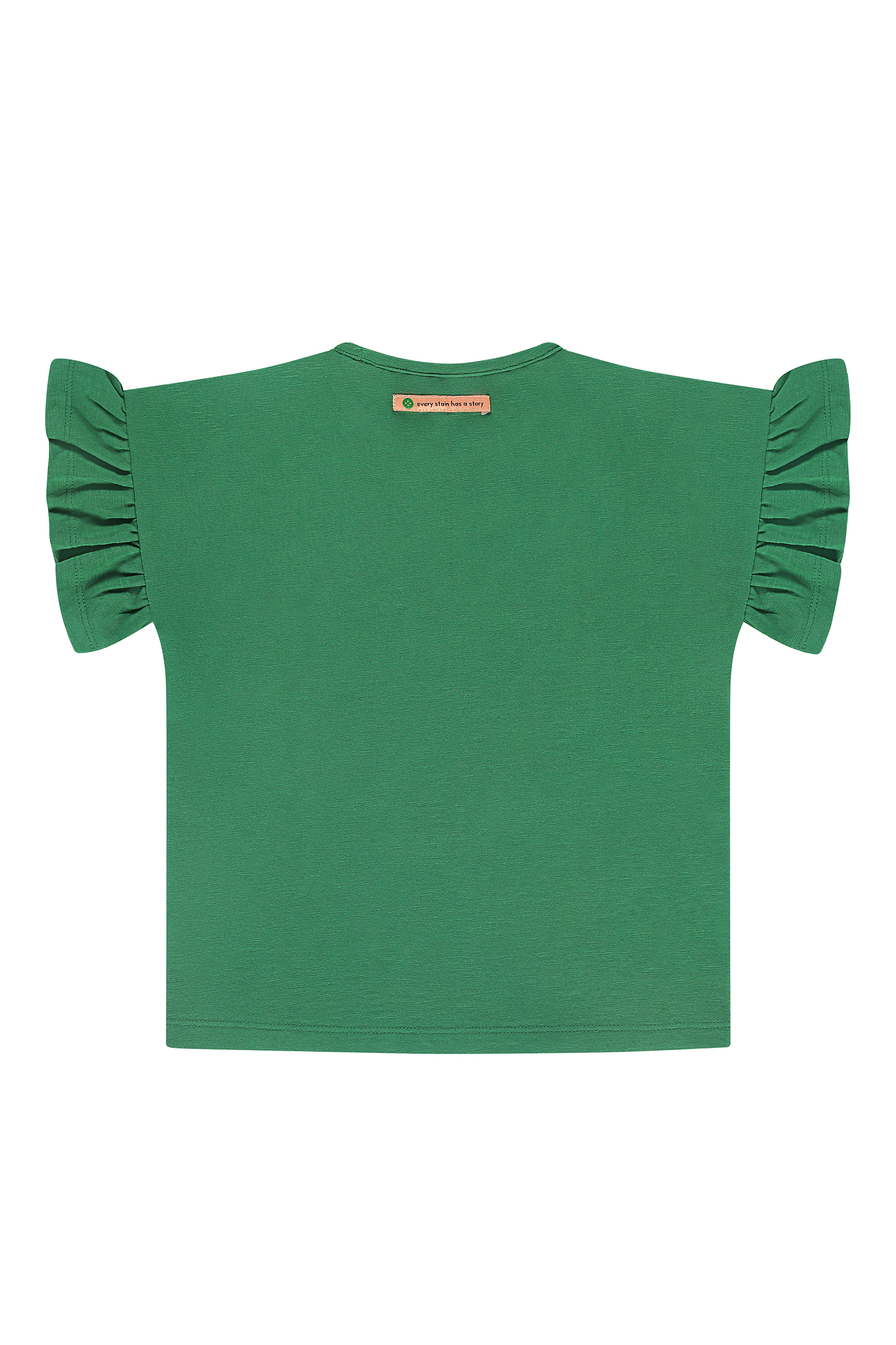 Stains and Stories Girls tshirt shortsleeve Groen-1 2
