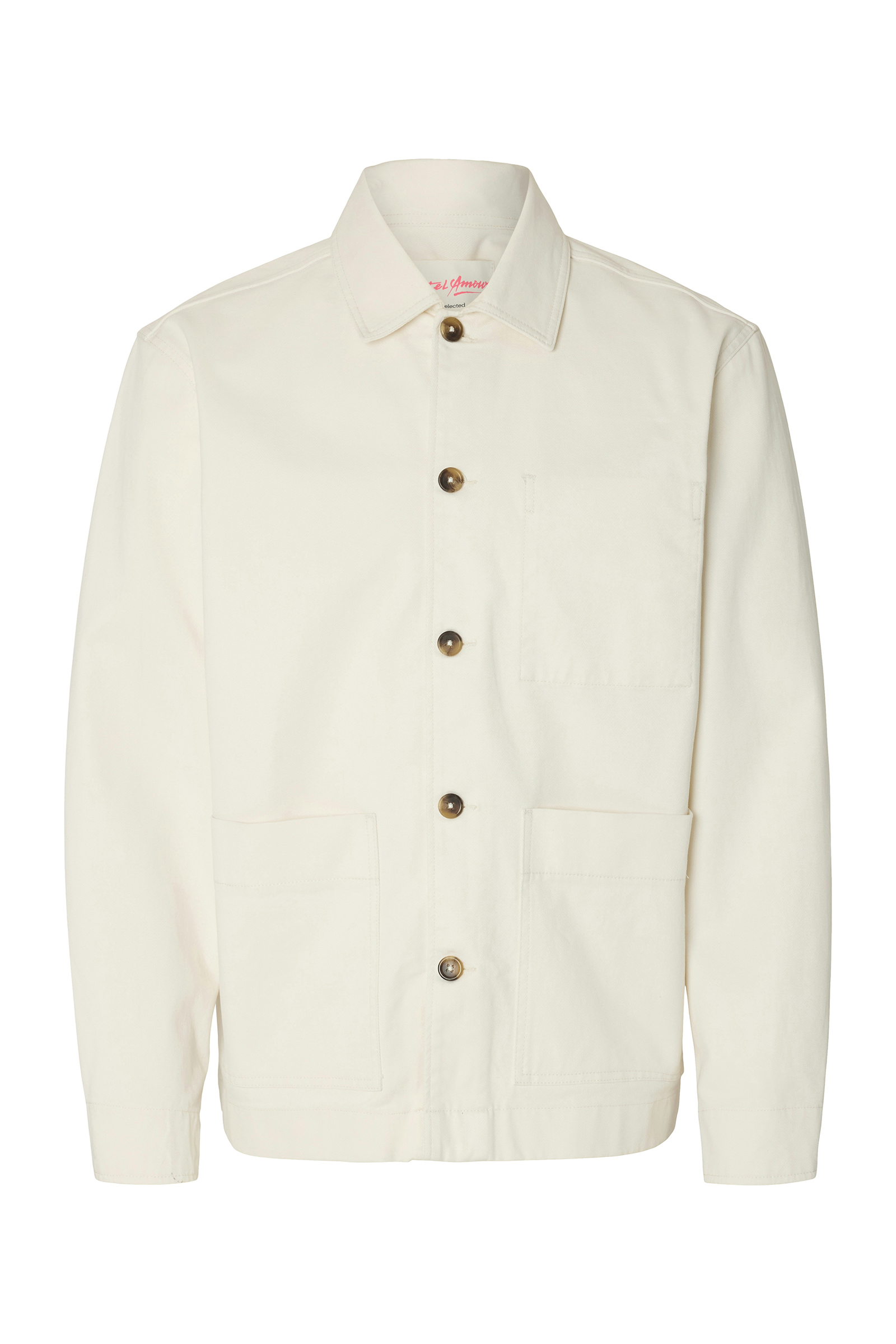 Heren overhemd lm casual geel