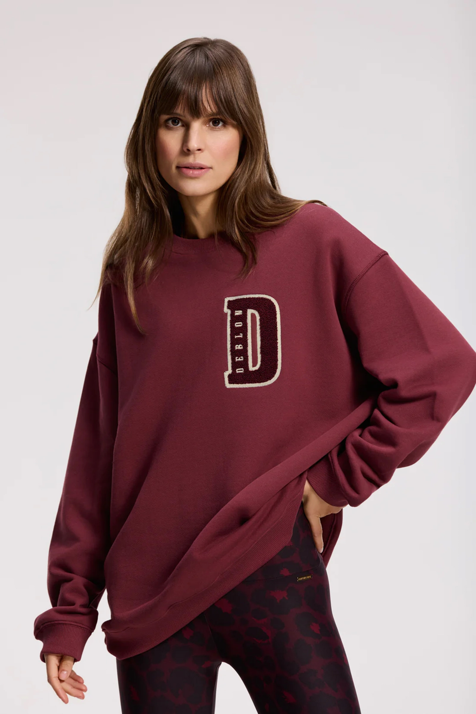 Casual dames sweater rood