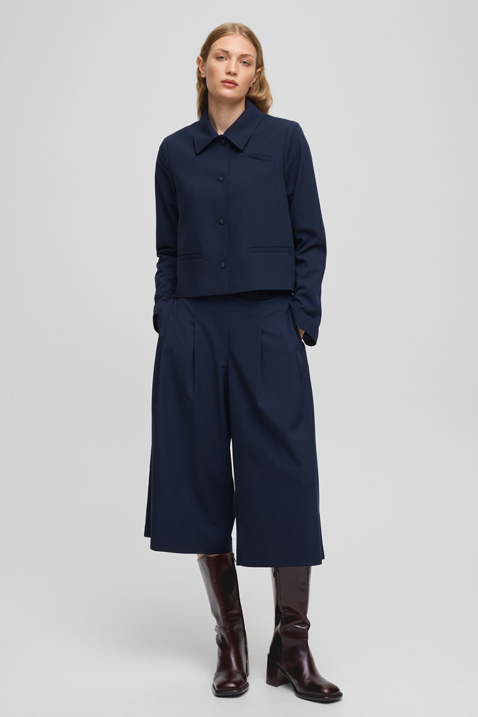 Dames broek blauw