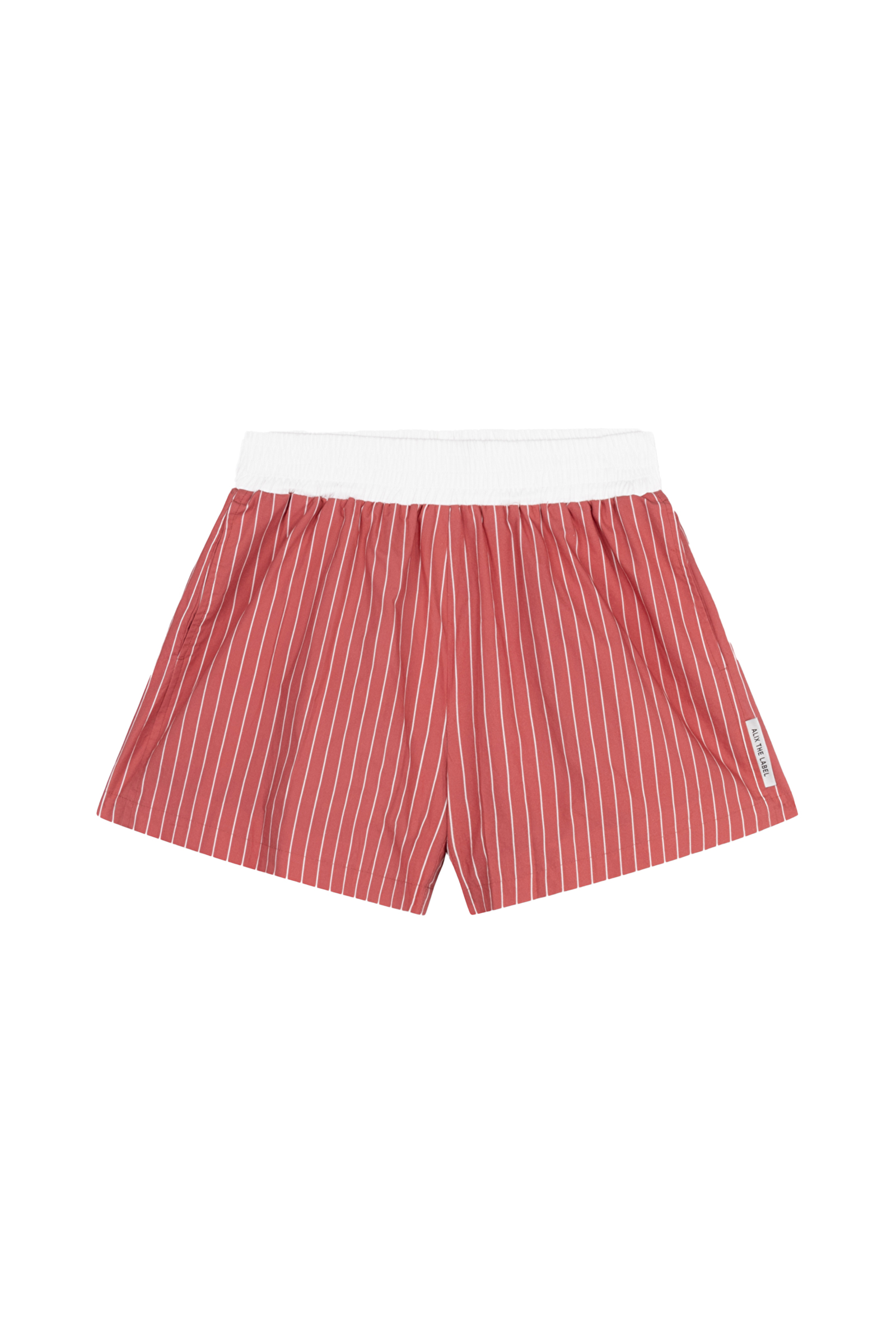 Dames short rood