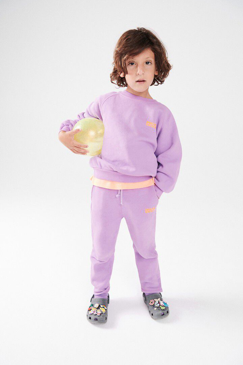 Meisjes sweater paars