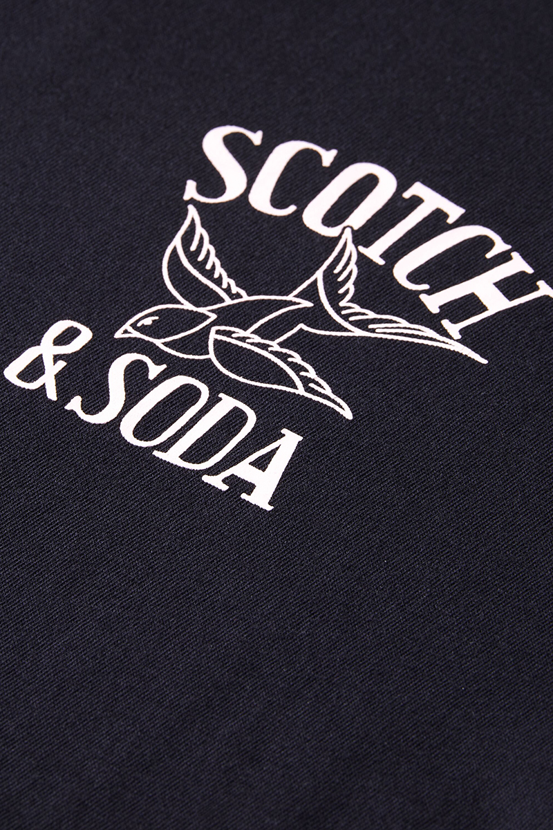 Scotch & Soda Left Chest Artwork T-shirt Deep Sea 2
