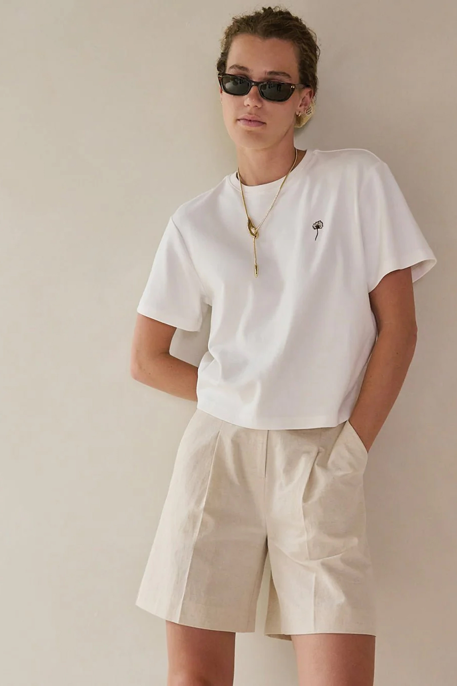Dames t-shirt korte mouw wit