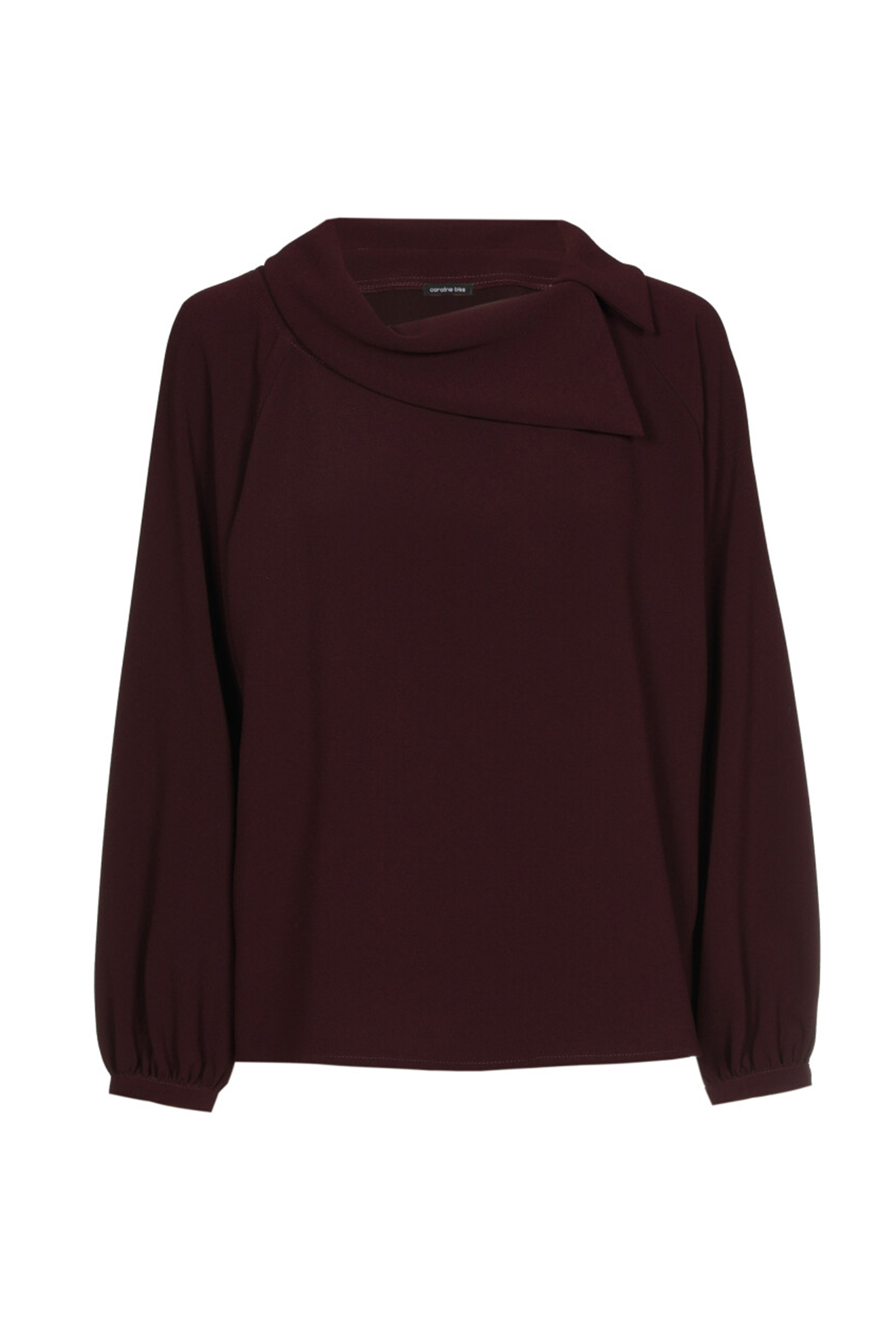 Dames blouse lange mouw rood