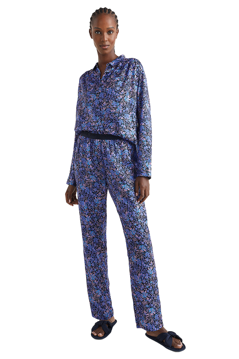 Voorgevoel Onafhankelijk Identiteit Tommy Hilfiger Nachtmode dames pyjama Blauw-1 Voorwinden
