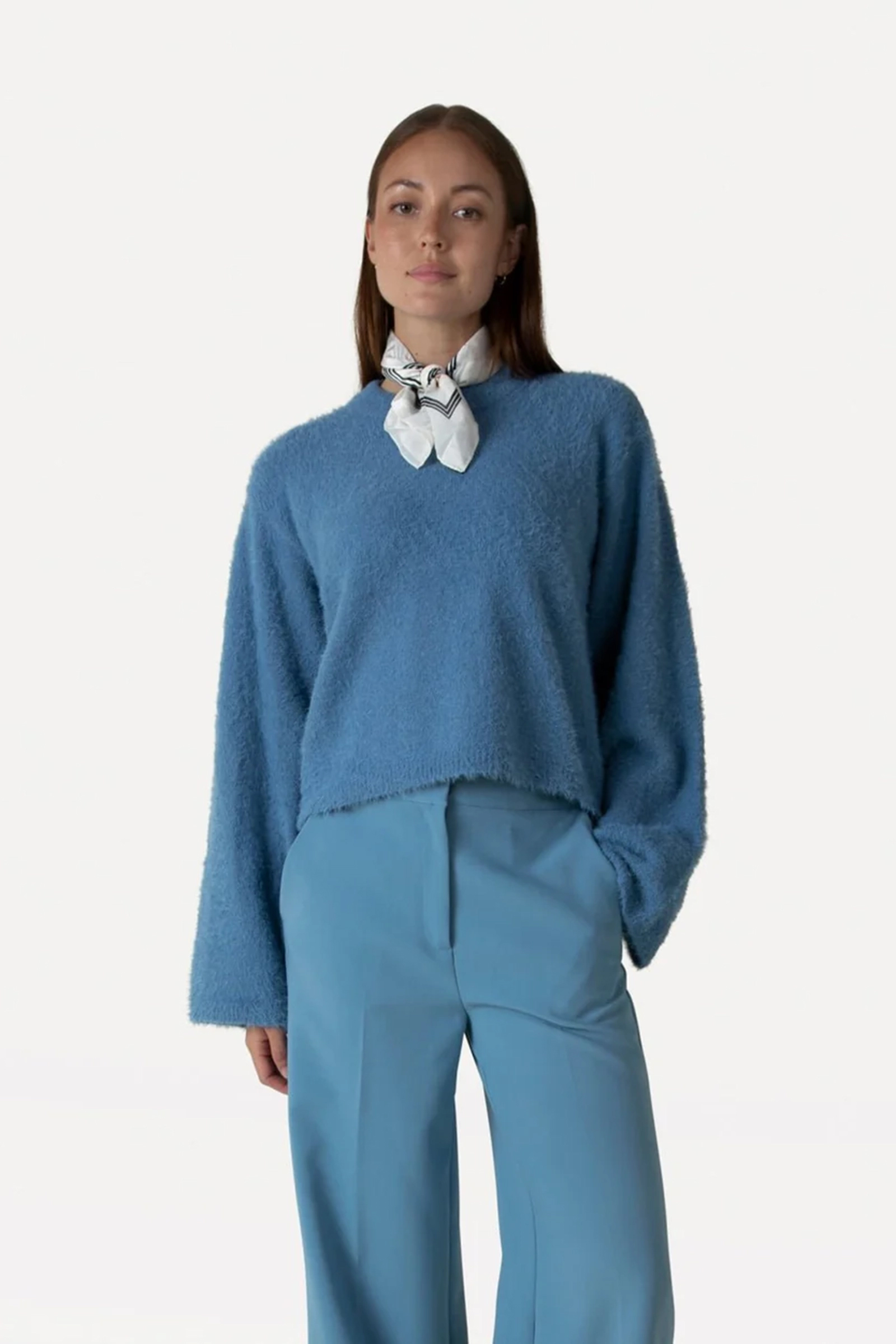 Dames trui blauw