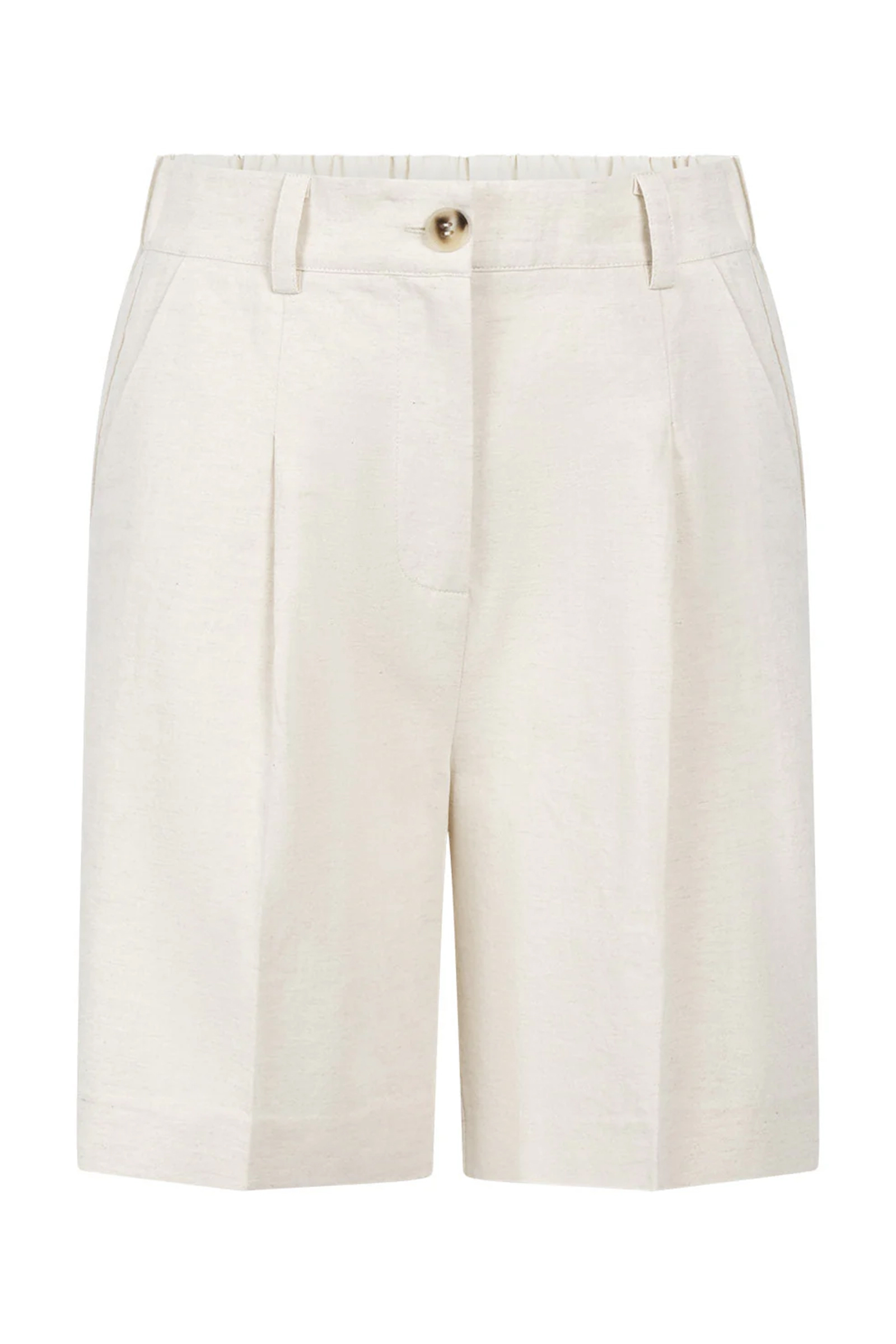 Dames short ecru