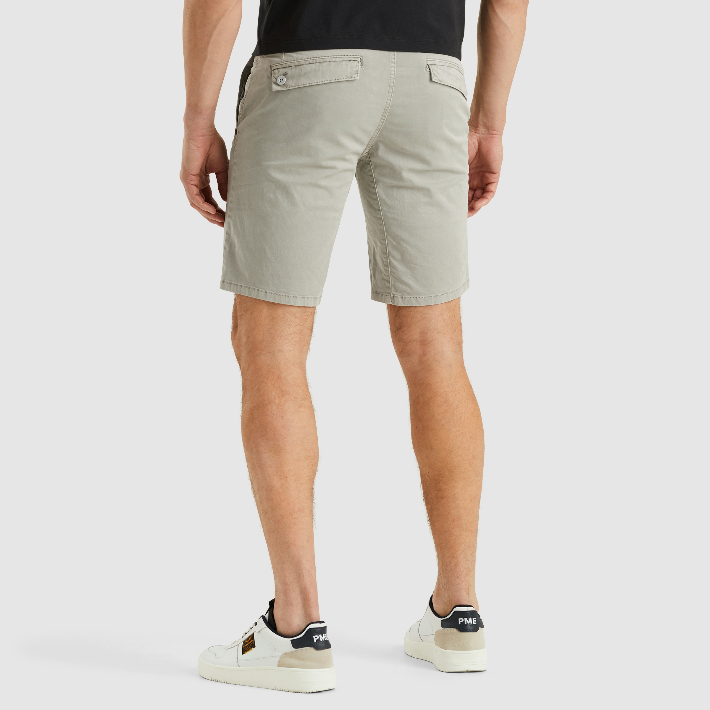 PME Legend AMERICAN CLASSIC CHINO SHORTS Grijs-1 2