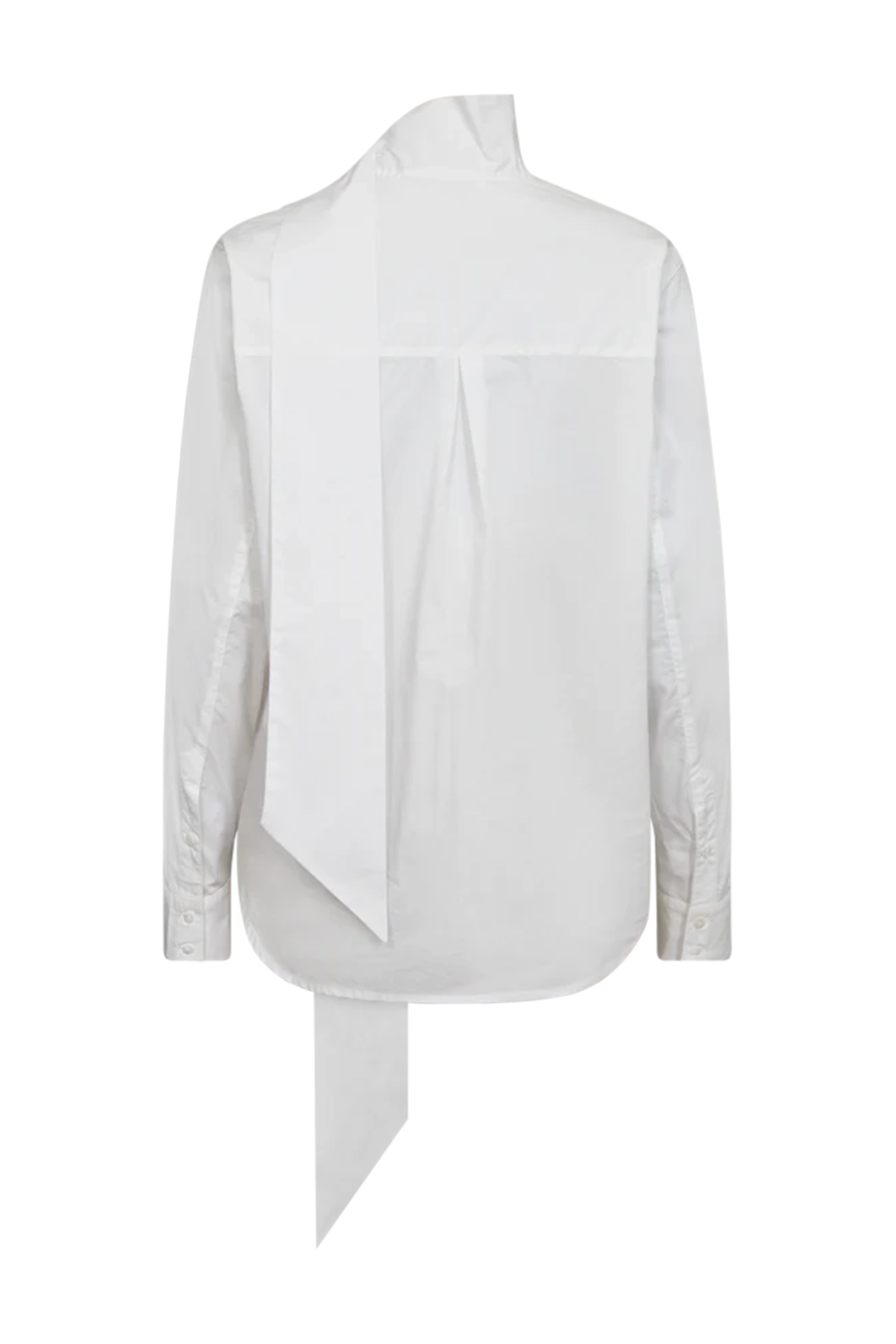 Dames blouse lange mouw wit
