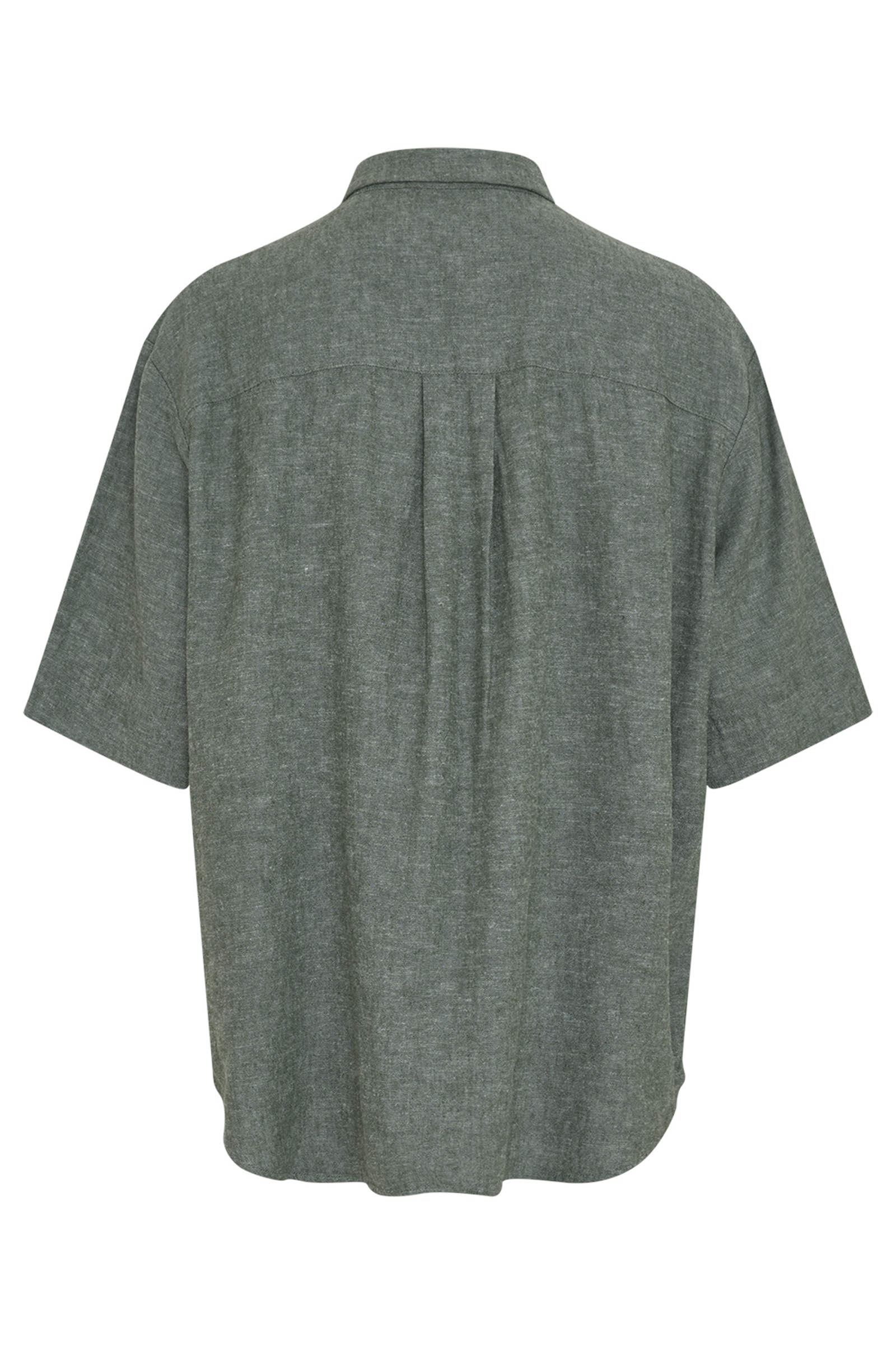 Dames blouse korte mouw groen