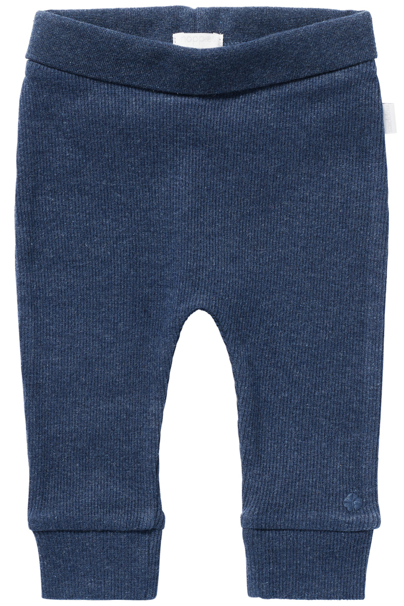 Noppies Baby U Pants comfort Rib Naura Blauw-1 1