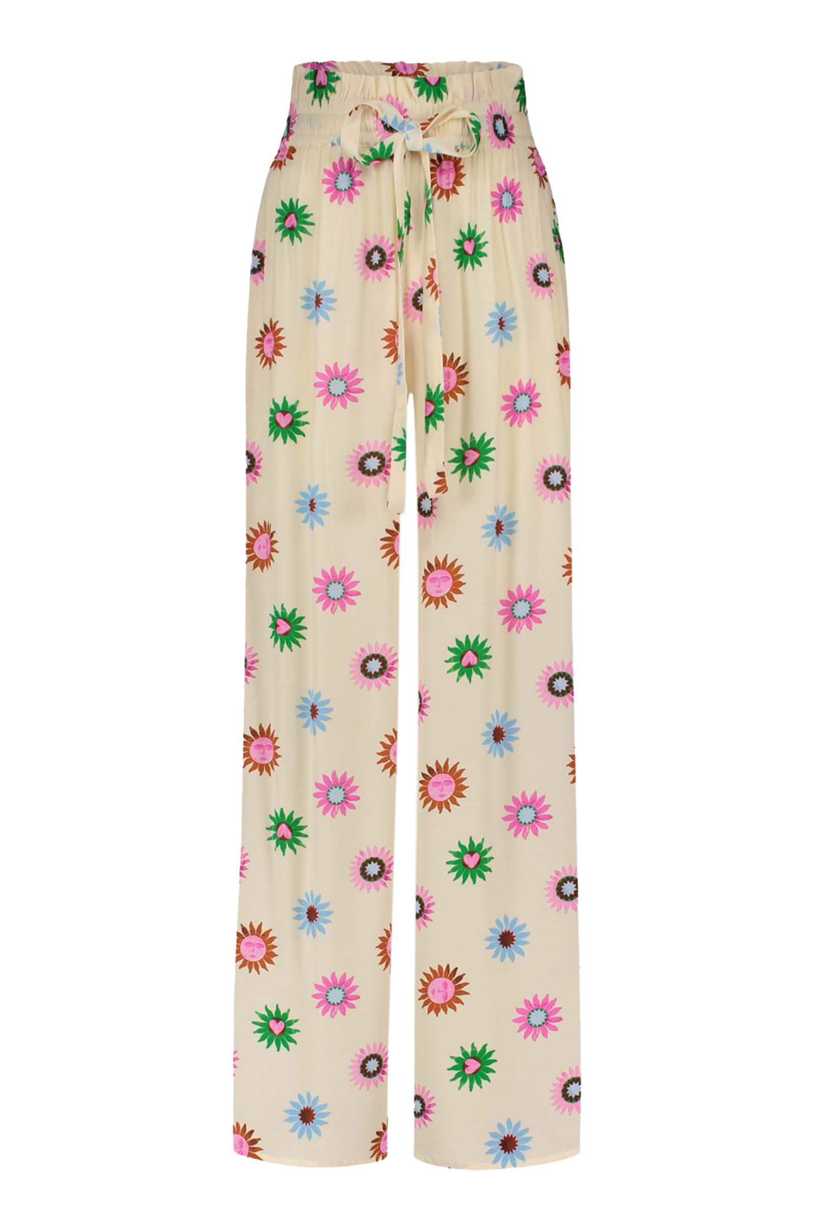 Dames broek ecru