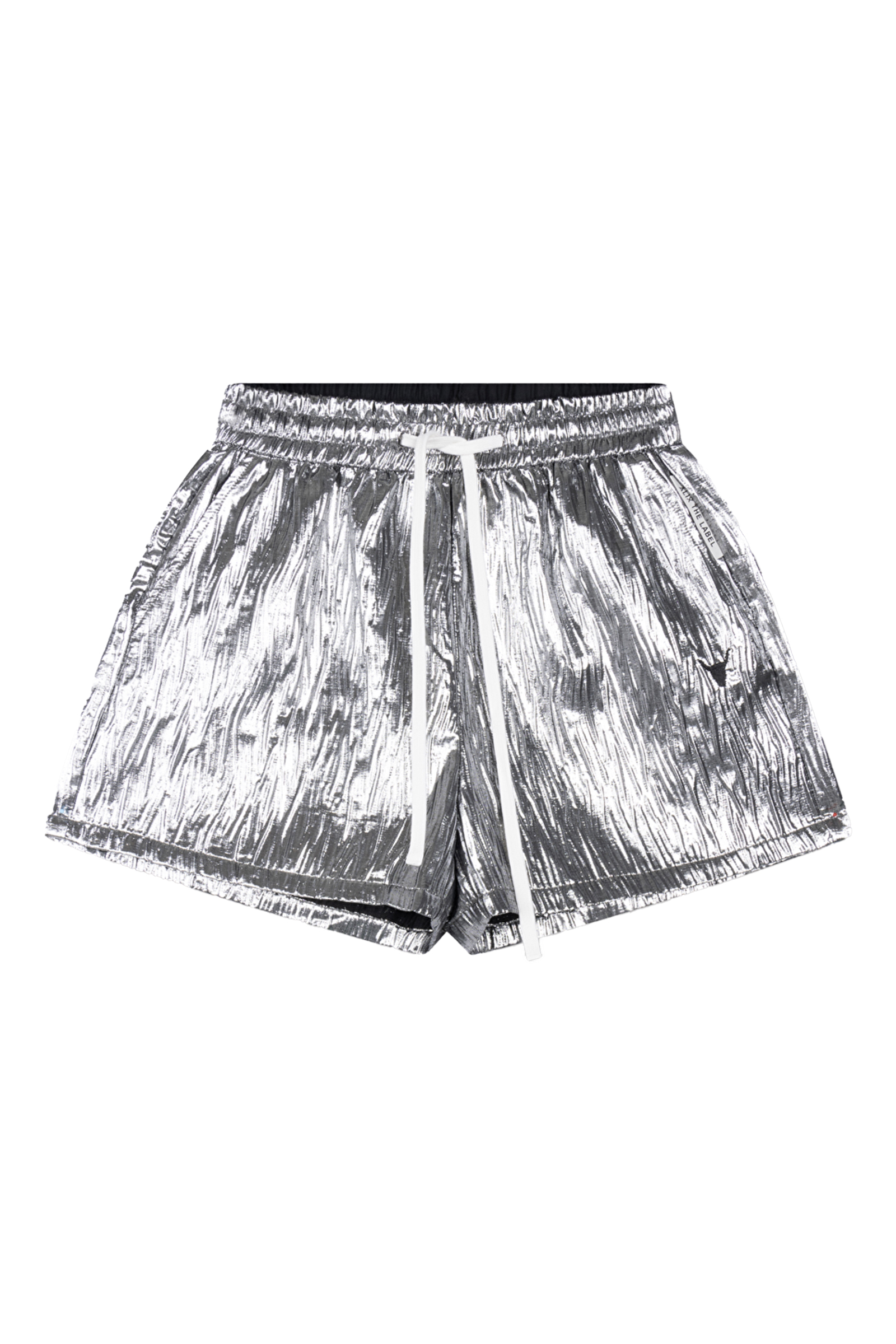 Dames short zilver