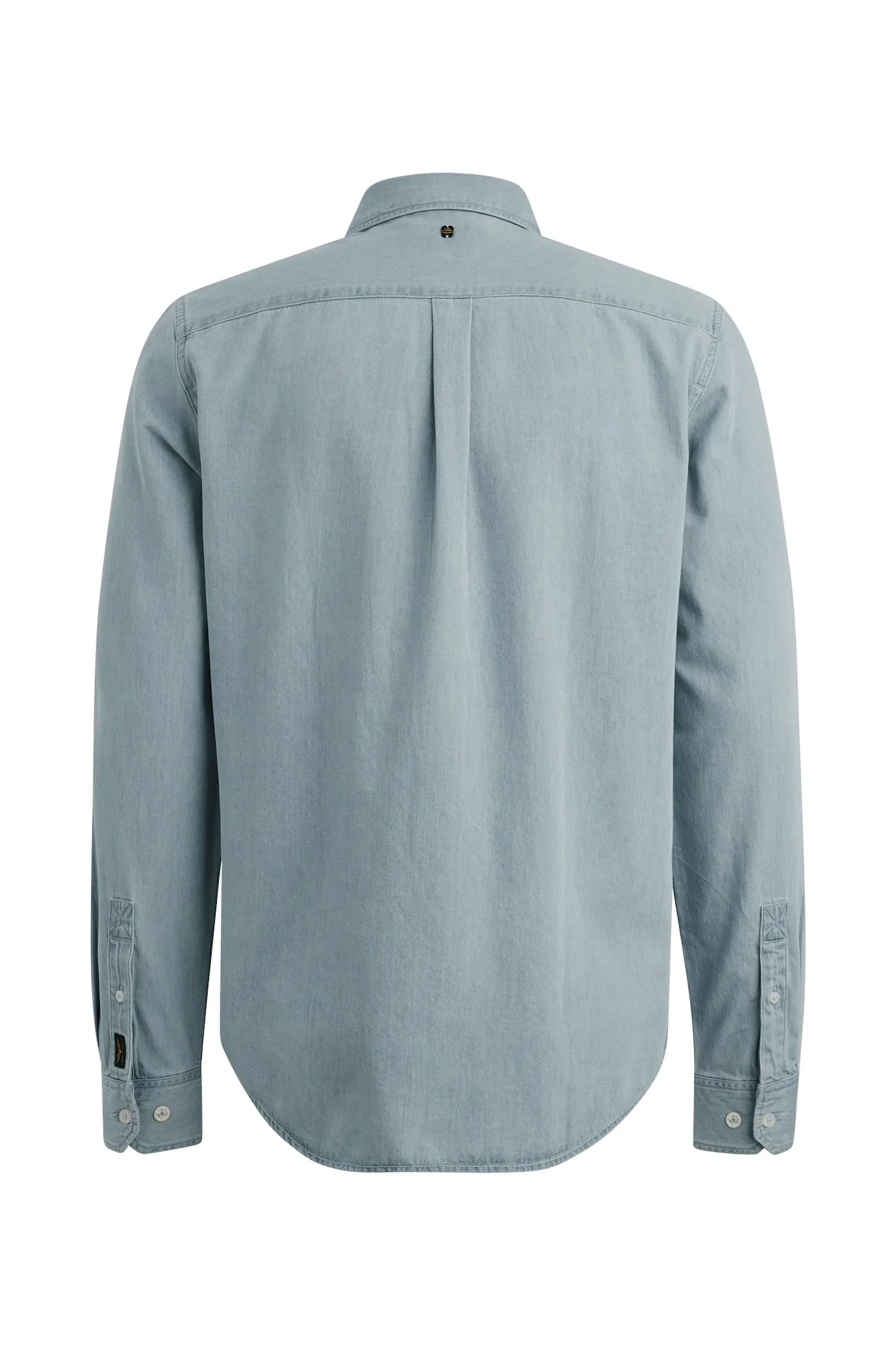 Heren overhemd lm casual blauw