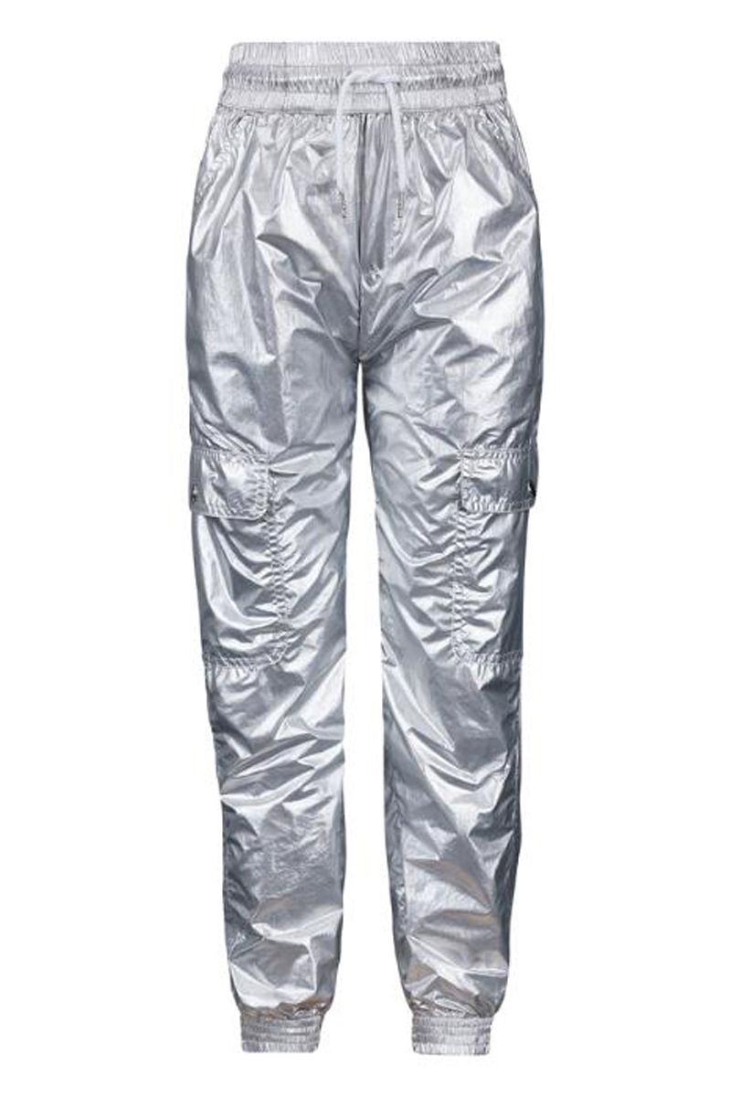 Meisjes broek zilver