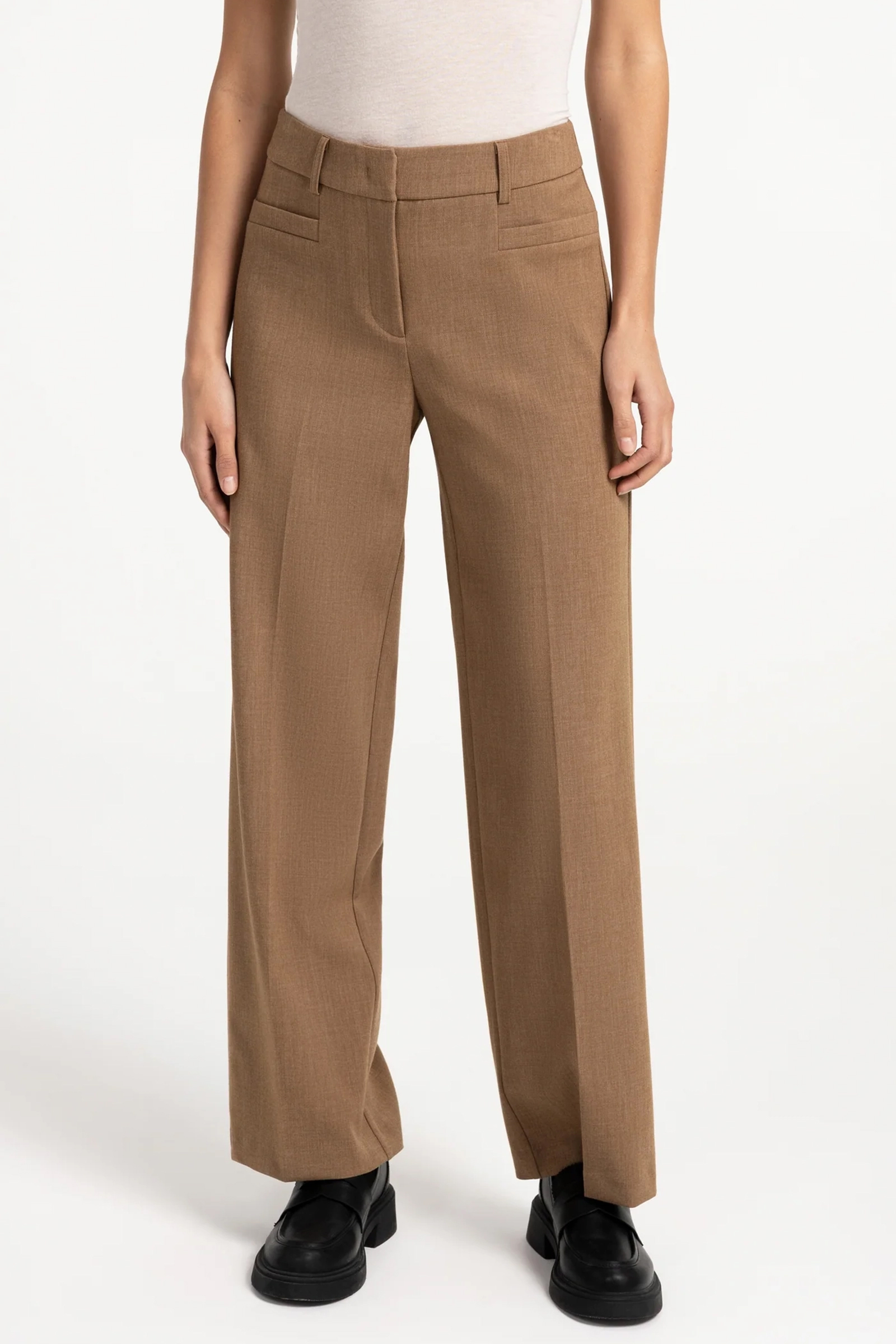Dames broek bruin