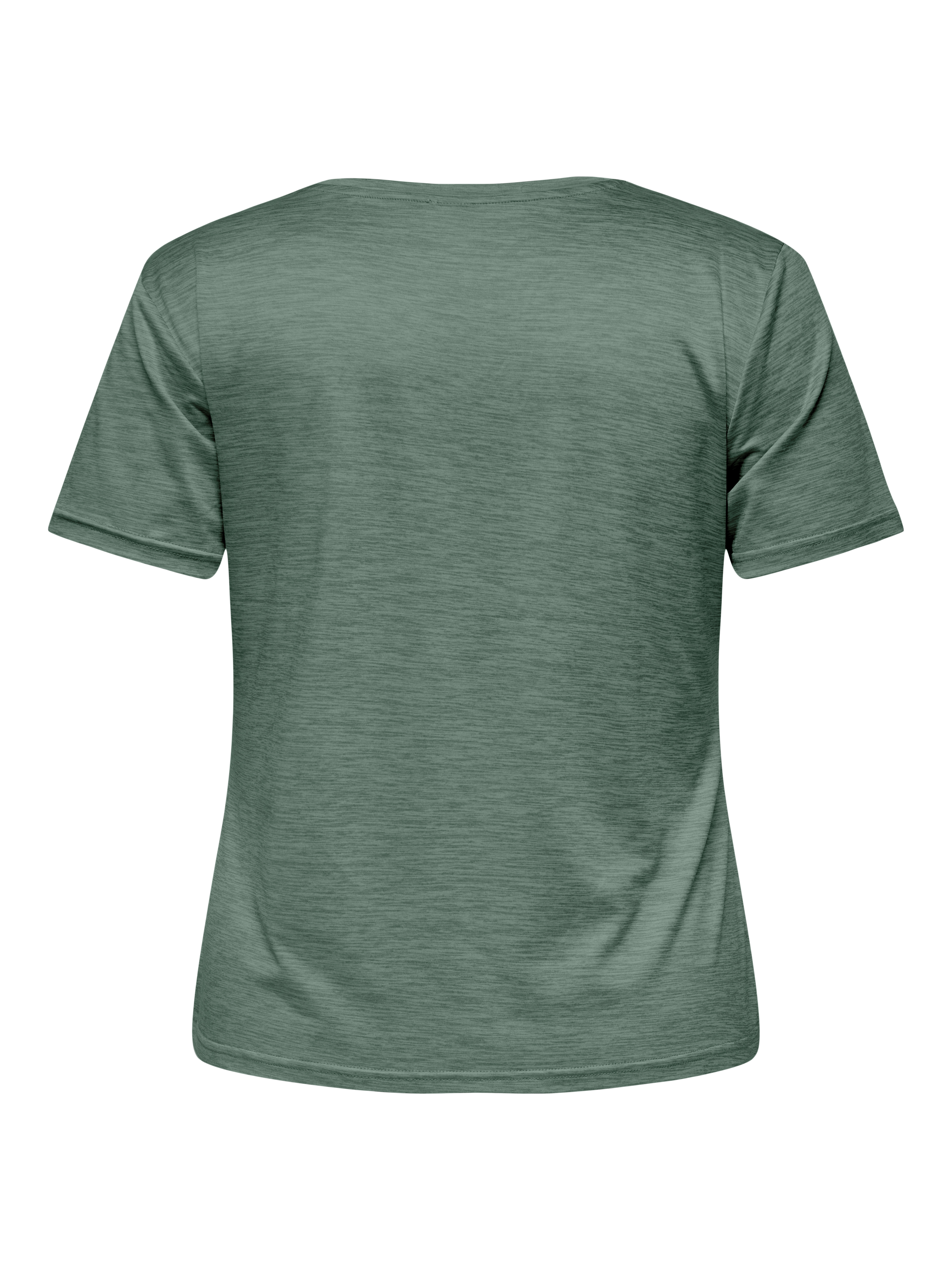 Fitness dames t-shirt km groen
