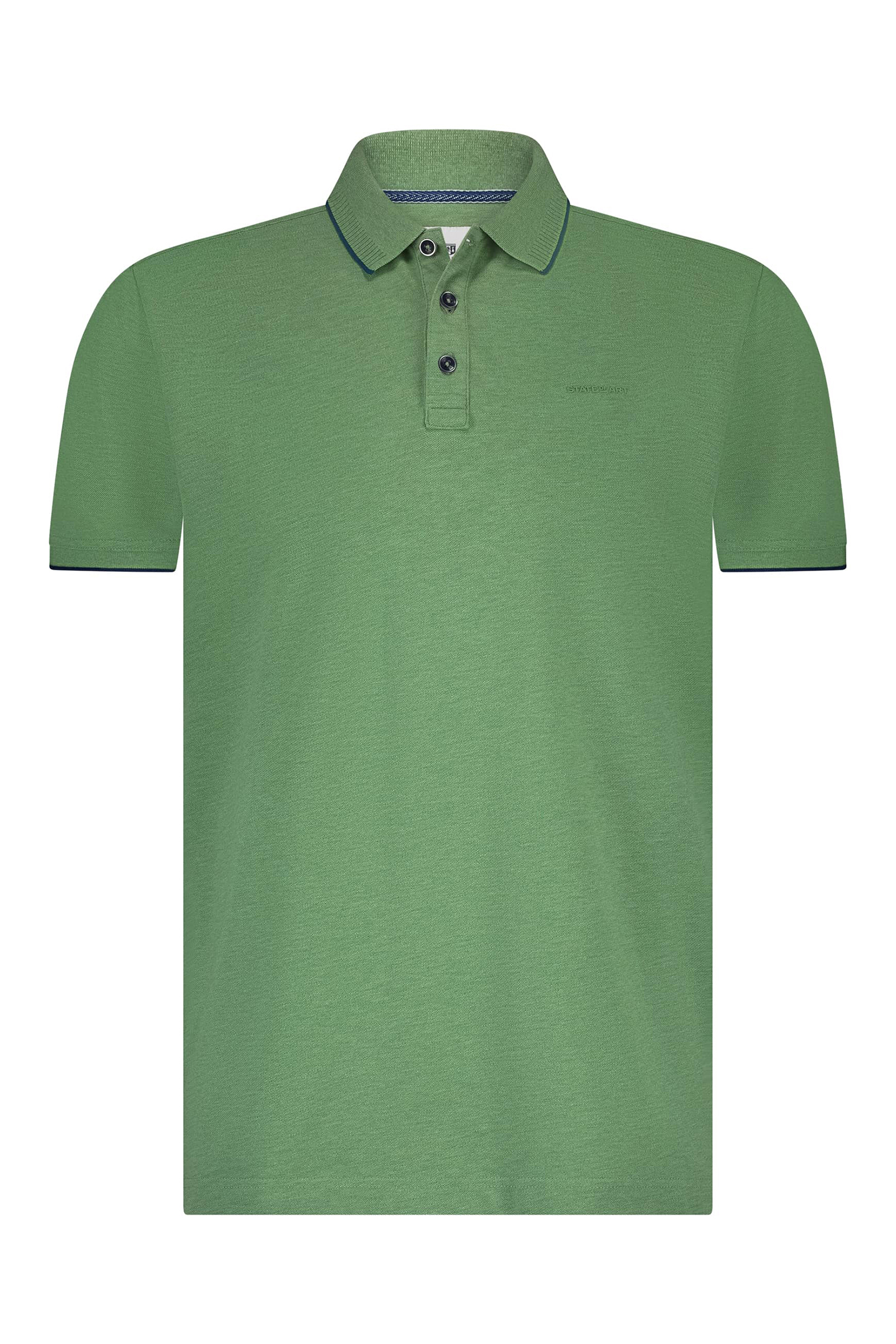 Heren polo korte mouw groen