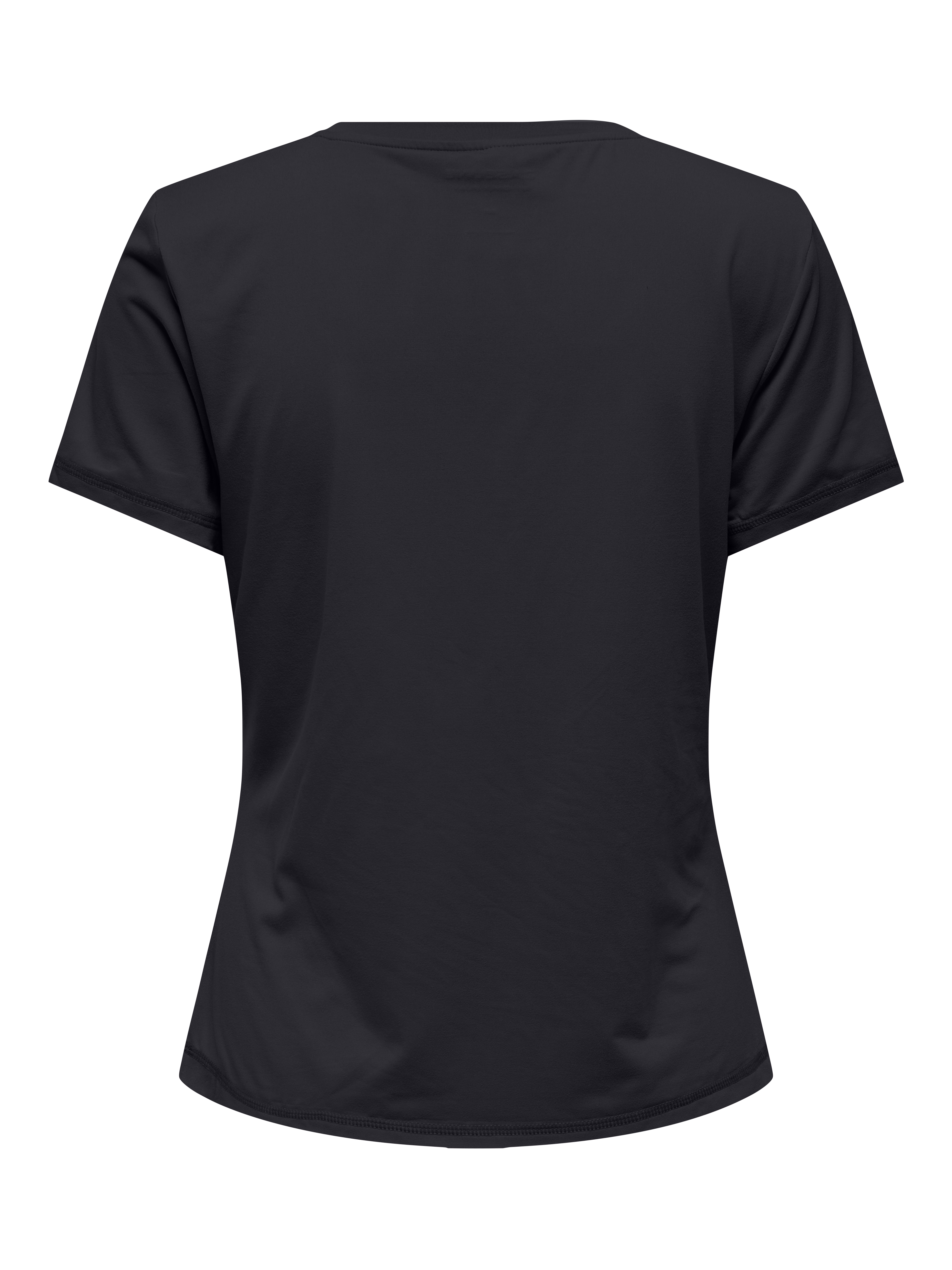 Fitness dames t-shirt km blauw