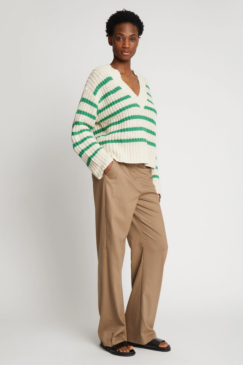 Dames vest groen
