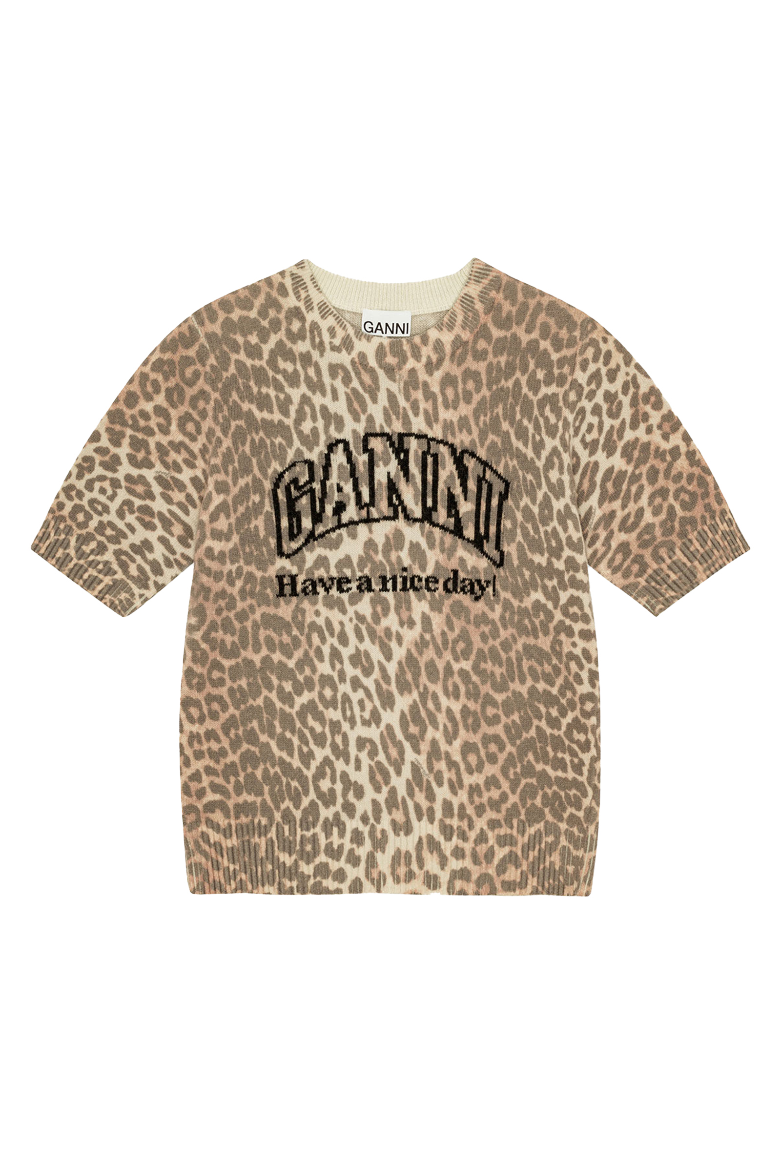 Ganni 00337212-80 bruin/beige-1 1