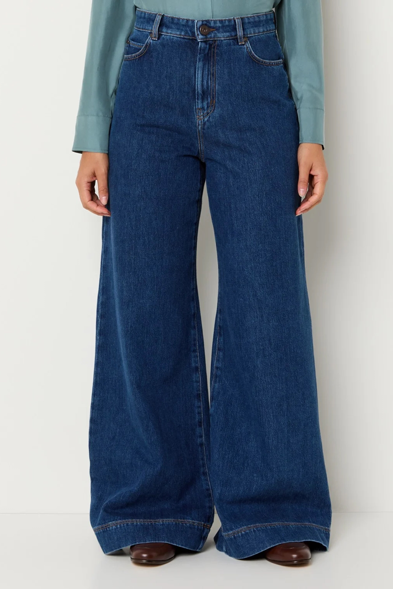 Dames jeans blauw