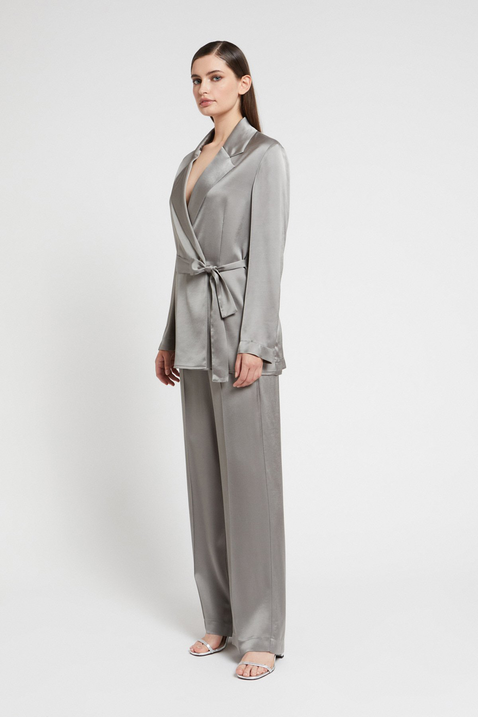Dames broek grijs