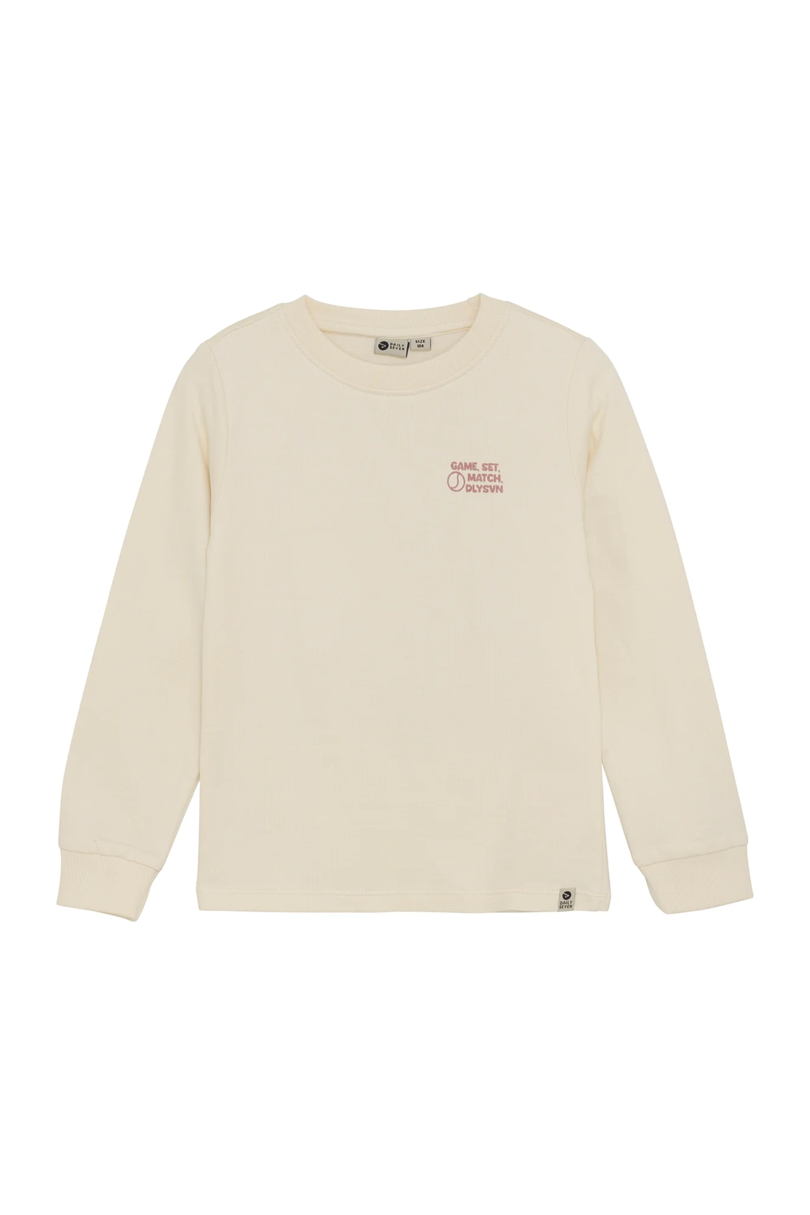 Jongens t-shirt lange mouw ecru