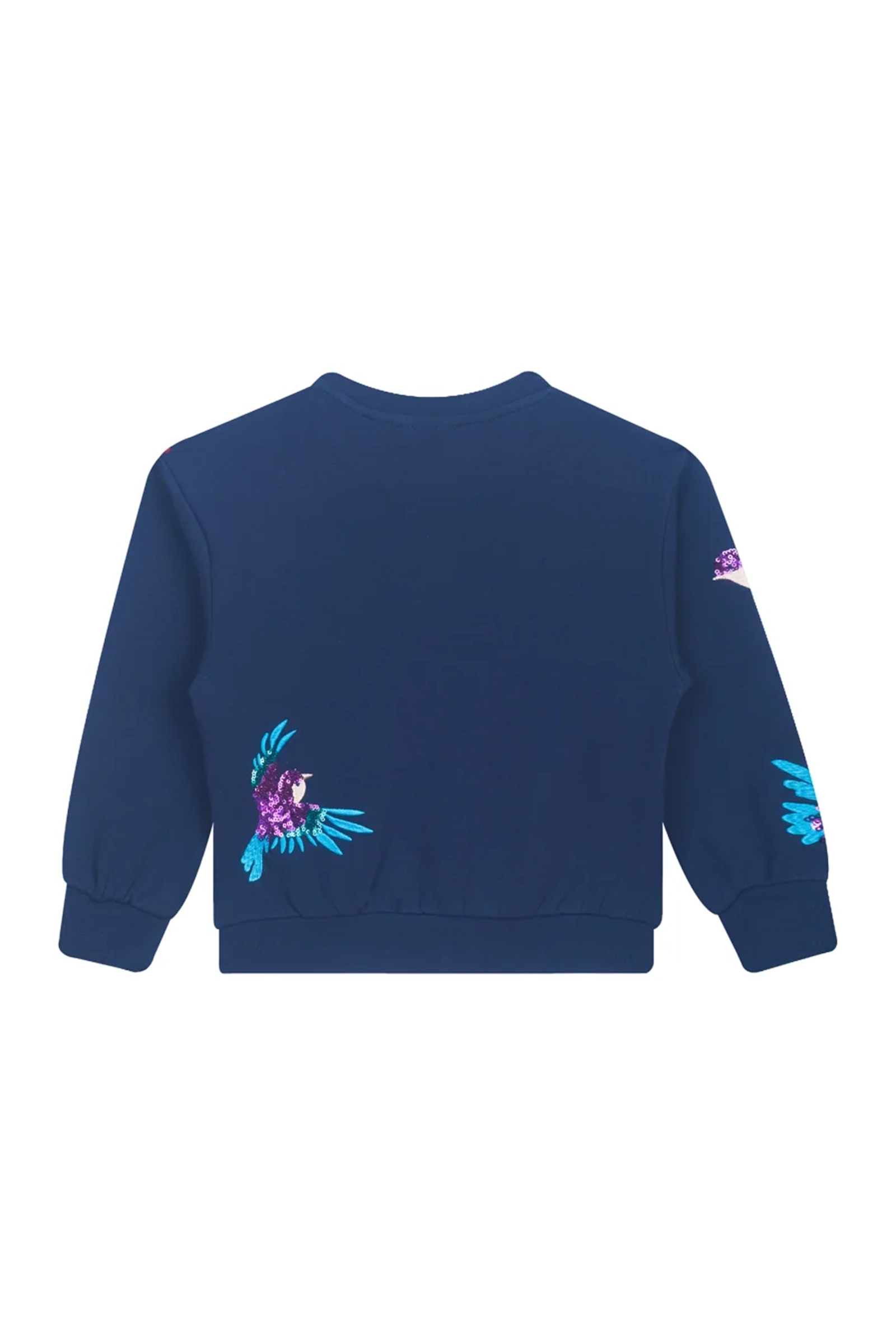 Meisjes sweater blauw