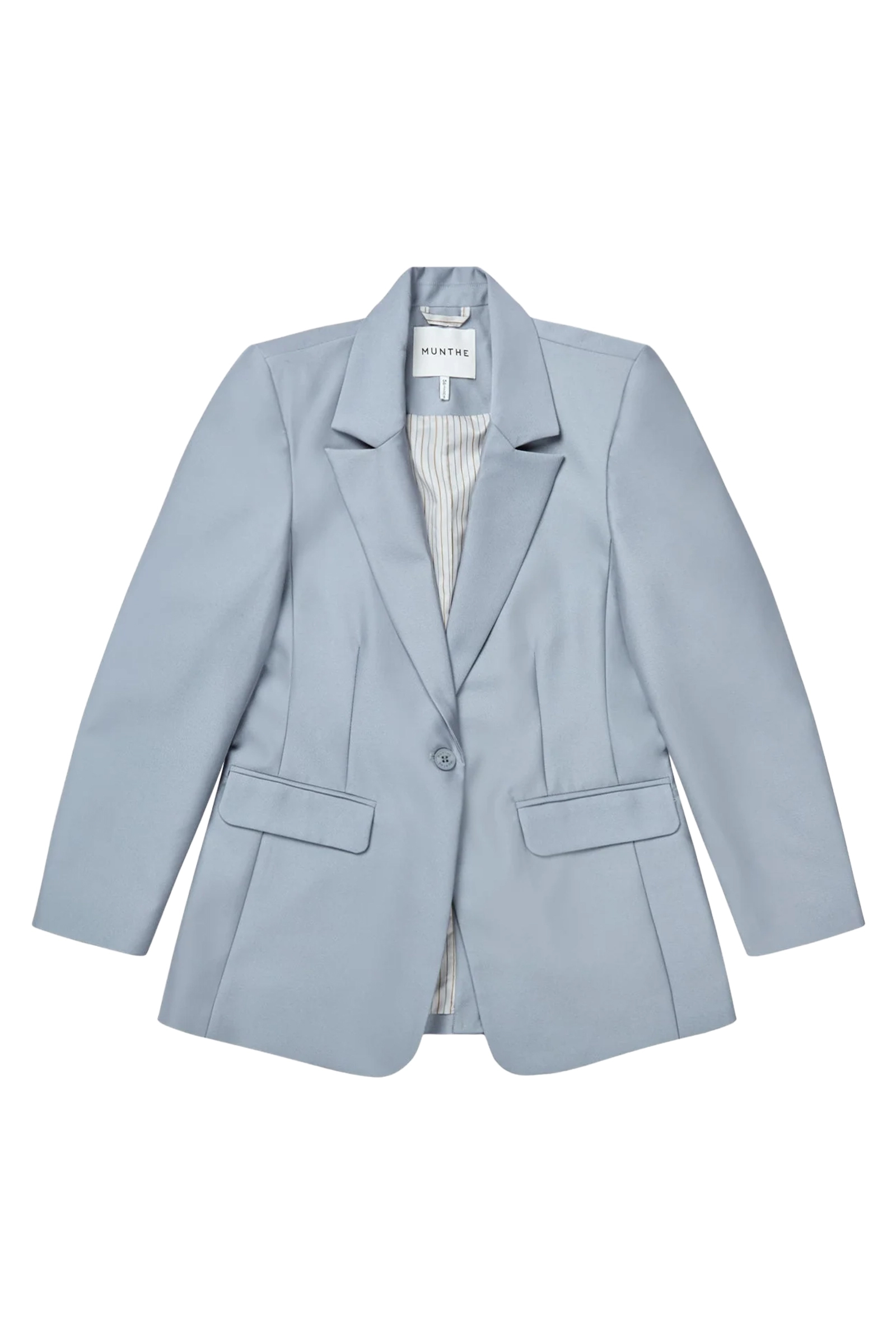 Dames blazer grijs