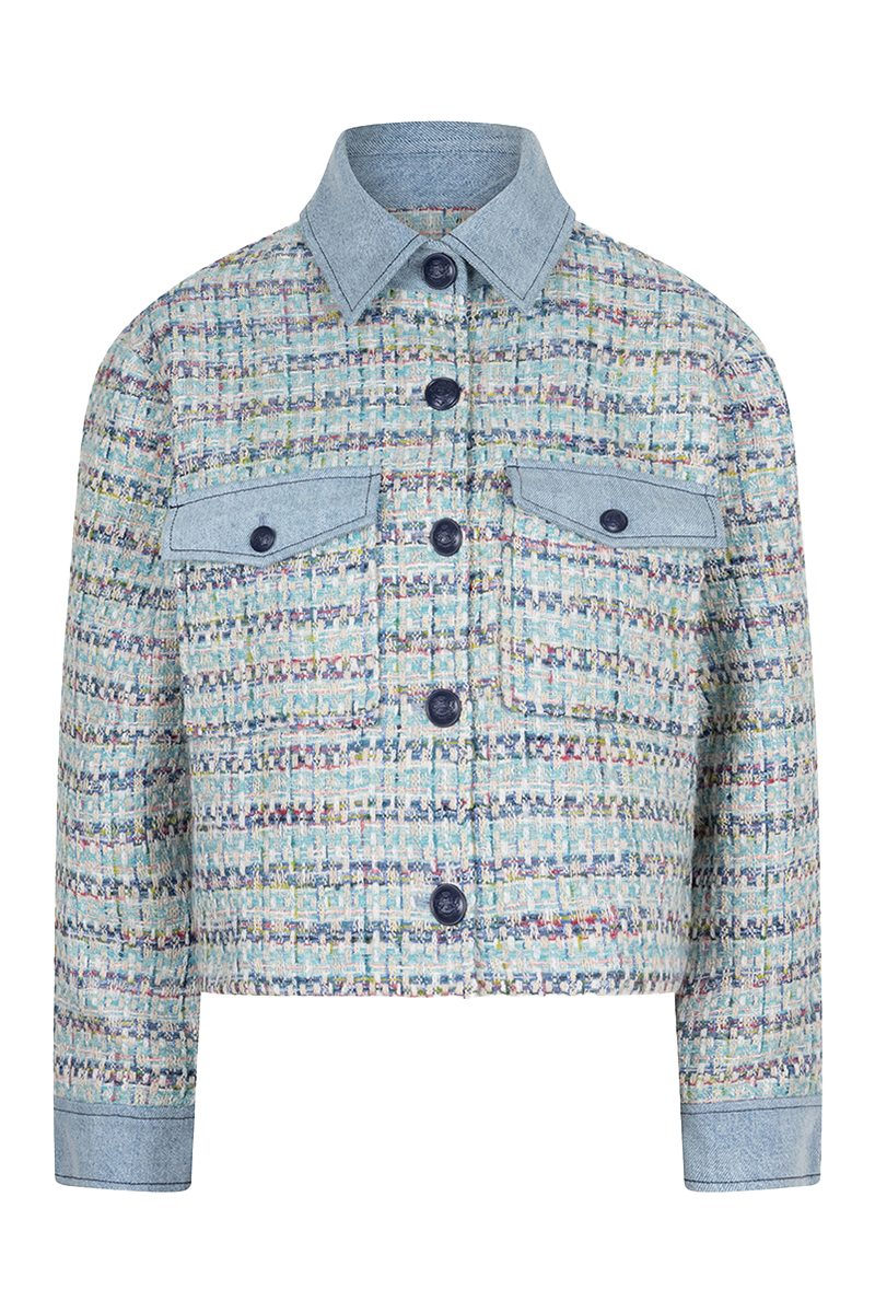 Dames blazer blauw