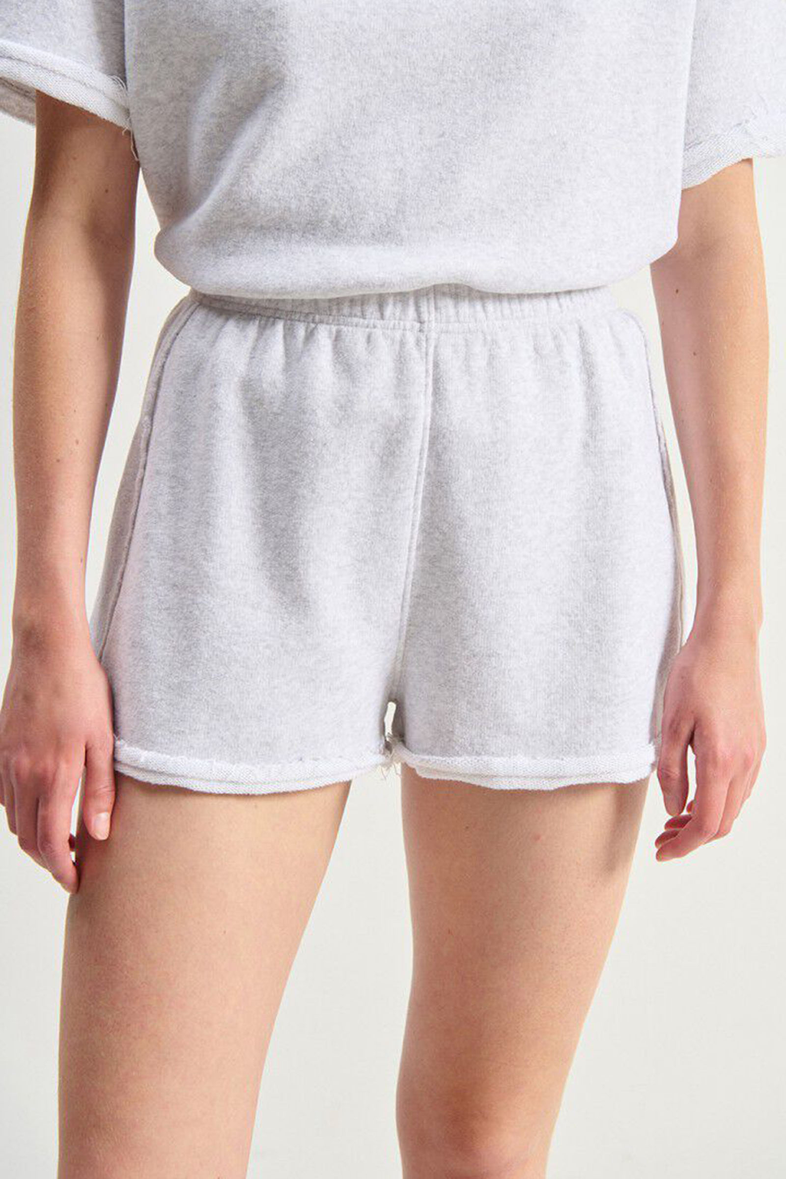 Dames short grijs