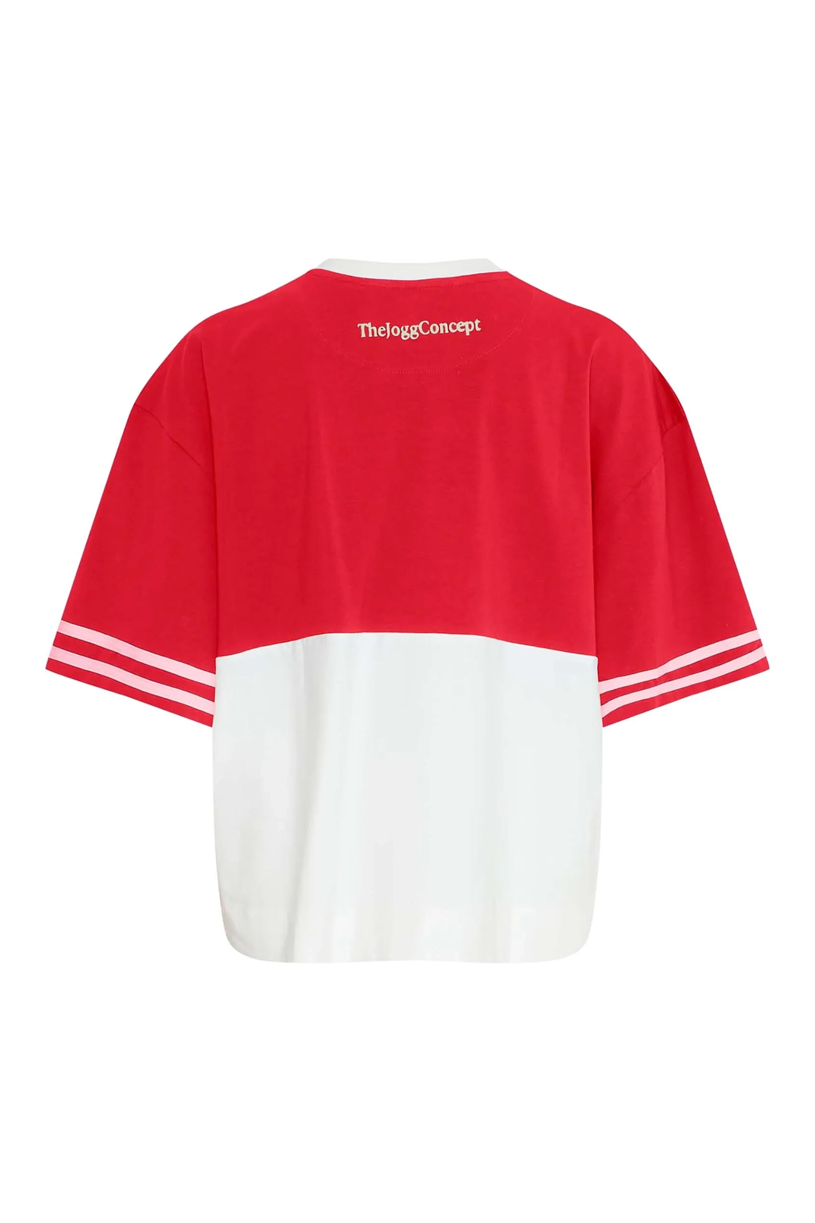 The Jogg Concept JC SABELL BLOCK TSHIRT Wit-1 2