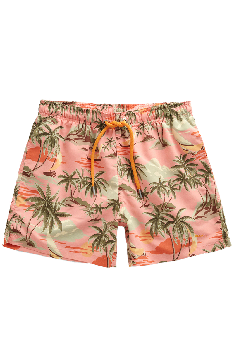 Heren short oranje