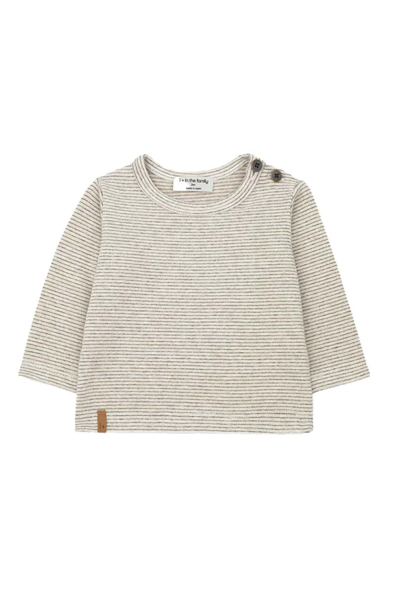 Baby t-shirt lange mouw ecru Baby t-shirt lange mouw ecru