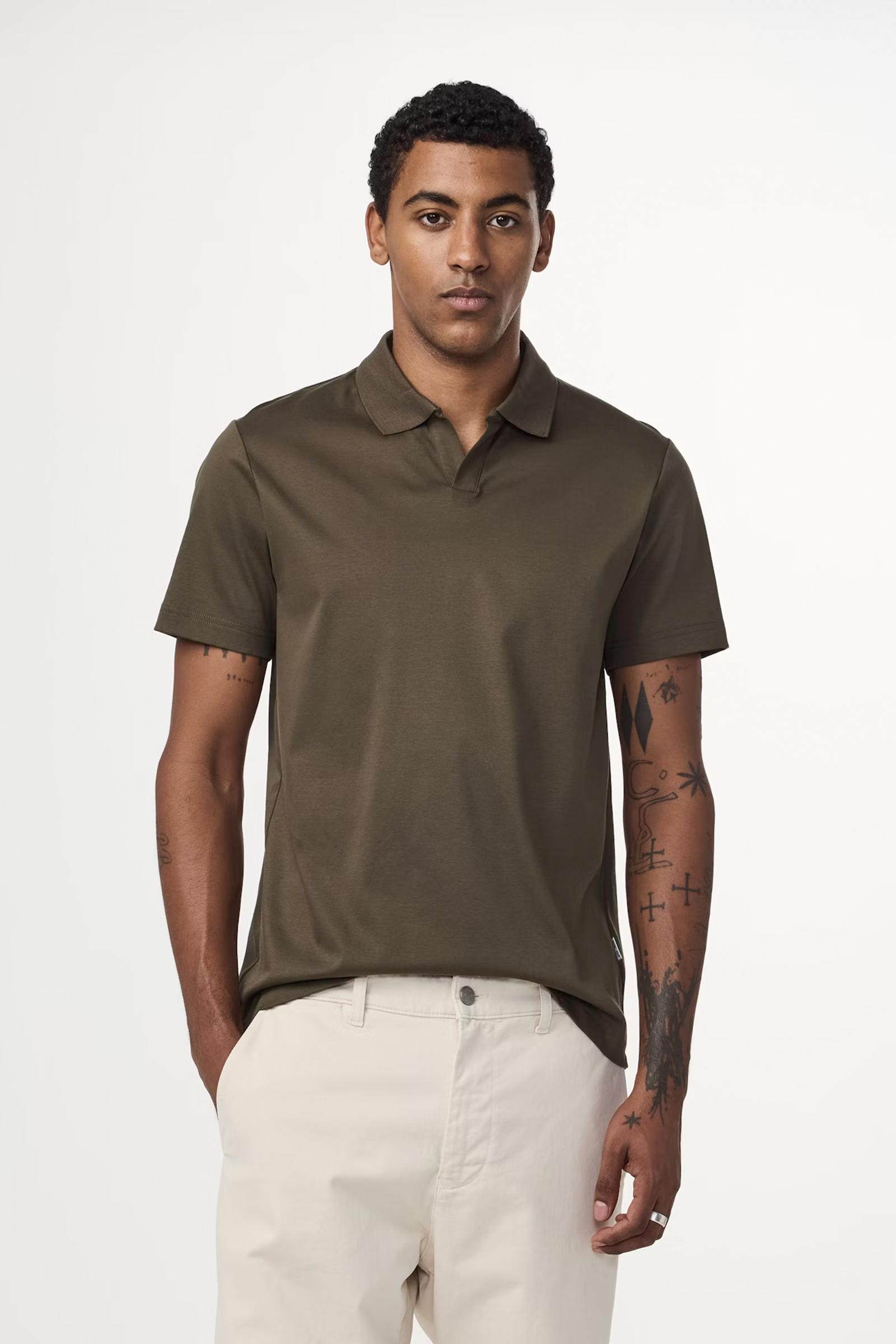 Heren t-shirt kortemouw groen