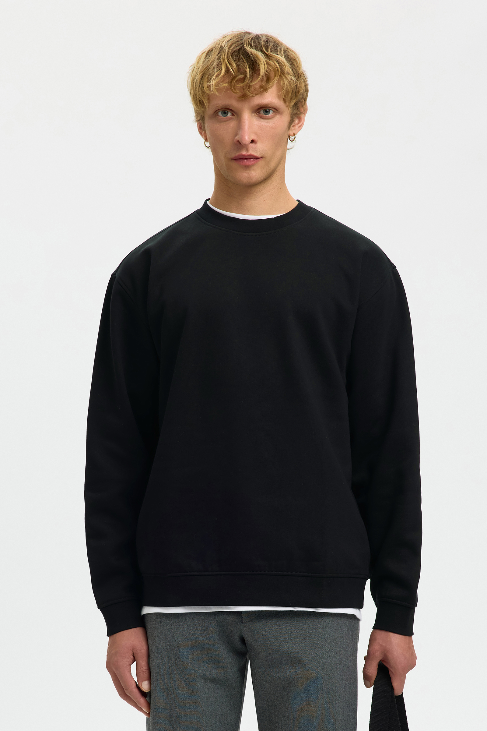 Heren sweater zwart